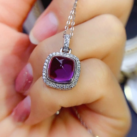 Amethyst Necklaces | 925 Sterling Silver Purple Gemstone Jewelry