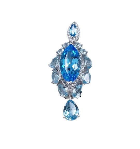 Blue Topaz Jewelry | 925 Sterling Silver Rings, Earrings & Necklaces
