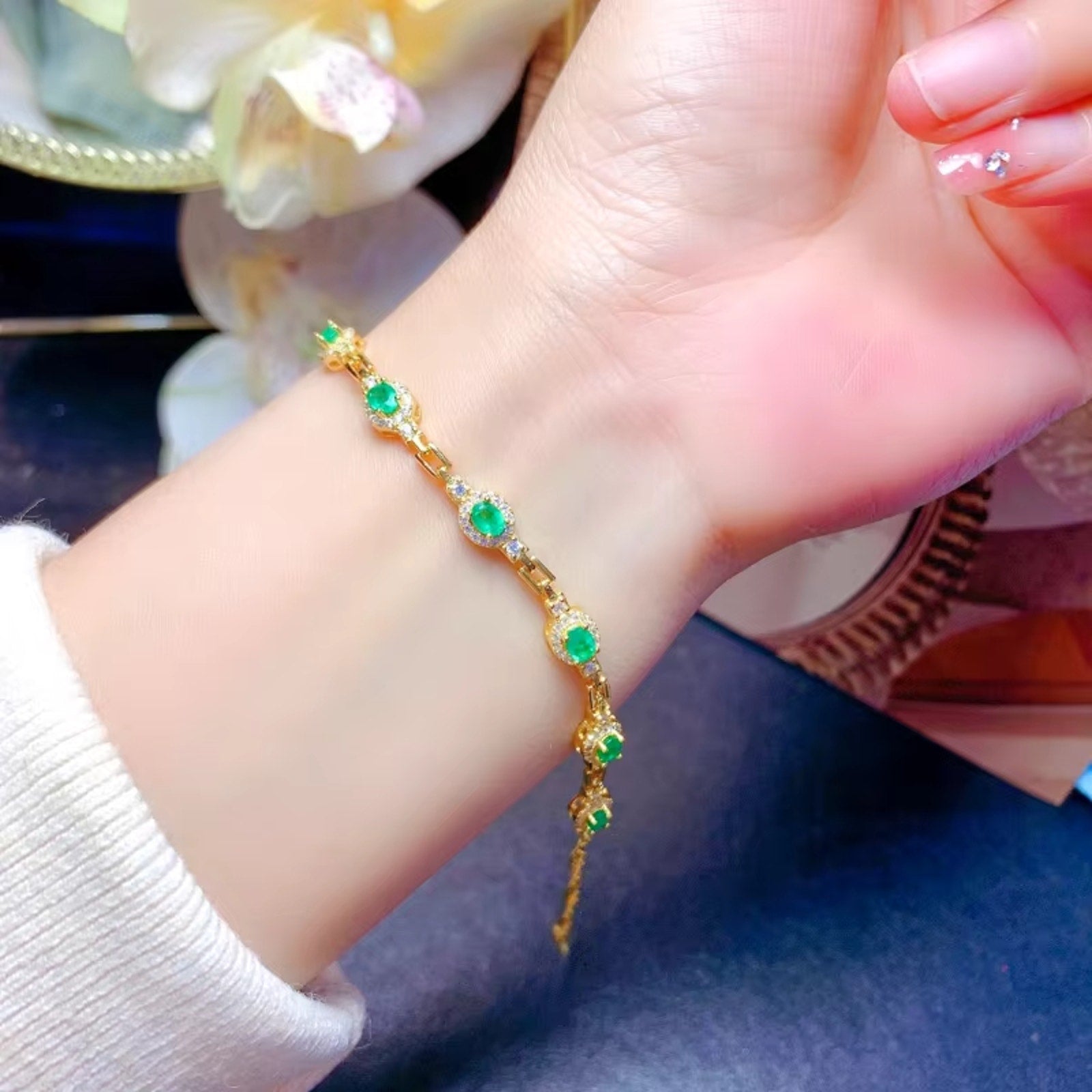 Emerald Tennis Bracelet, Emerald Bracelet, Natural Emerald Bracelet, Natural Emerald, Emerald, Emerald 925 Sterling Silver, Natural Emerald Tennis Bracelet, Emerald Tennis Bracelets, Sterling Silver Emerald Bracelet, 925 Sterling SIlver, Emerald, Colombian Emerald, Natural Mined Emerald, Emerald, Bright Green Emerald, Emerald Jewelry, May Birthstone Emerald, Emerald Birthstone, Emerald Meaning, Genuine Emerald, Real Colombian Emerald, Authentic Emerald, Sterling Silver Emerald Bracelet, Natural Emeralds