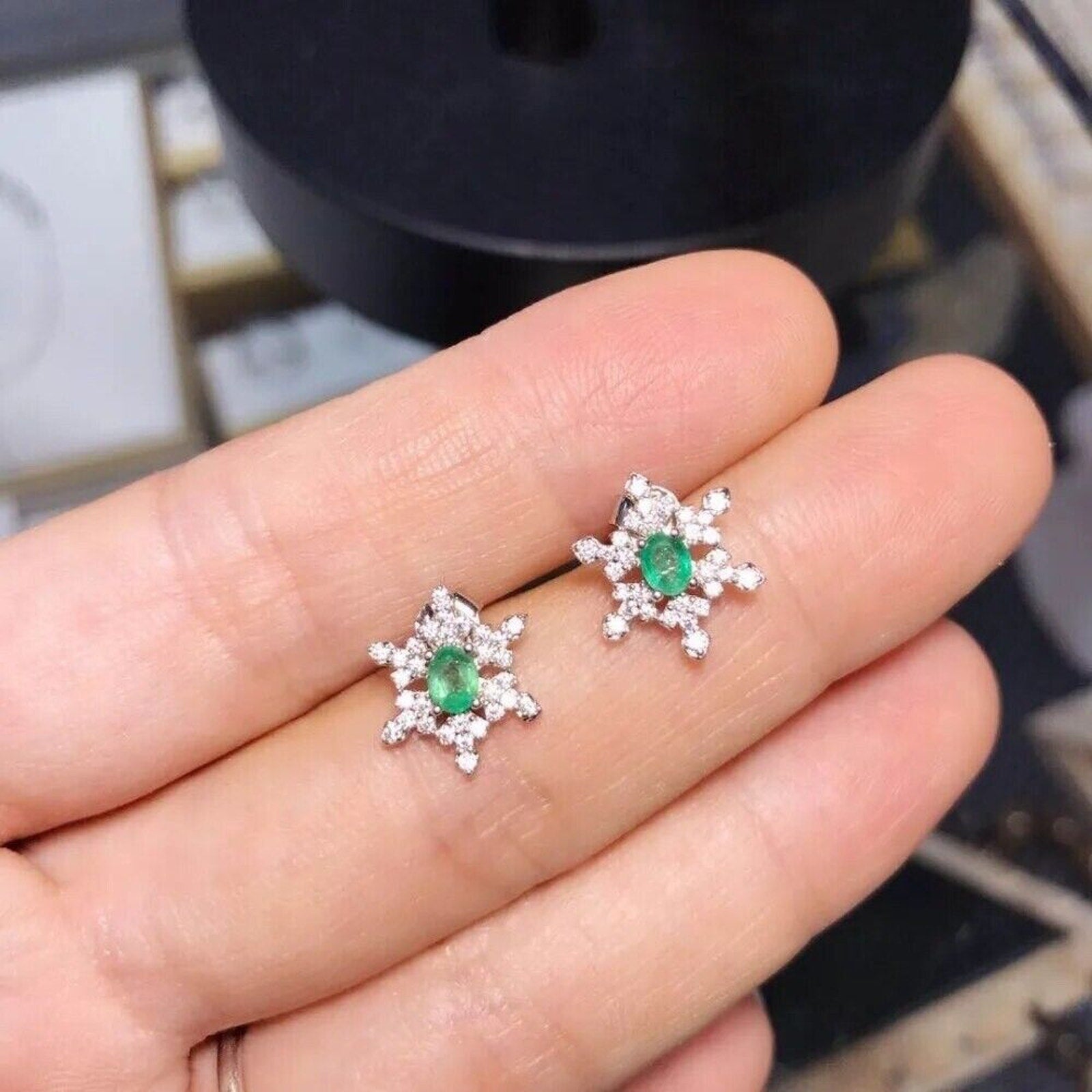 Natural Emerald Earrings, Emerald Earrings, Emerald Stud Earrings, 925 Sterling Silver, Natural Emeralds, Natural Emerald, Sterling Silver Emerald Earrings, Oval Cut Emerald Stud Earrings, Emerald Stud Earrings 925 Sterling Silver, 925 Sterling Silver Emerald Earrings, Natural Emerald Studs, Emerald Studs, Emerald Stud Earrings, Emerald Earrings For Women, Anniversary Gift, May Birthstone Emerald, Emerald Jewelry, Colombian Emerald, Mined Emerald, Genuine Emerald, Emerald with Certificate, Emerald Meaning