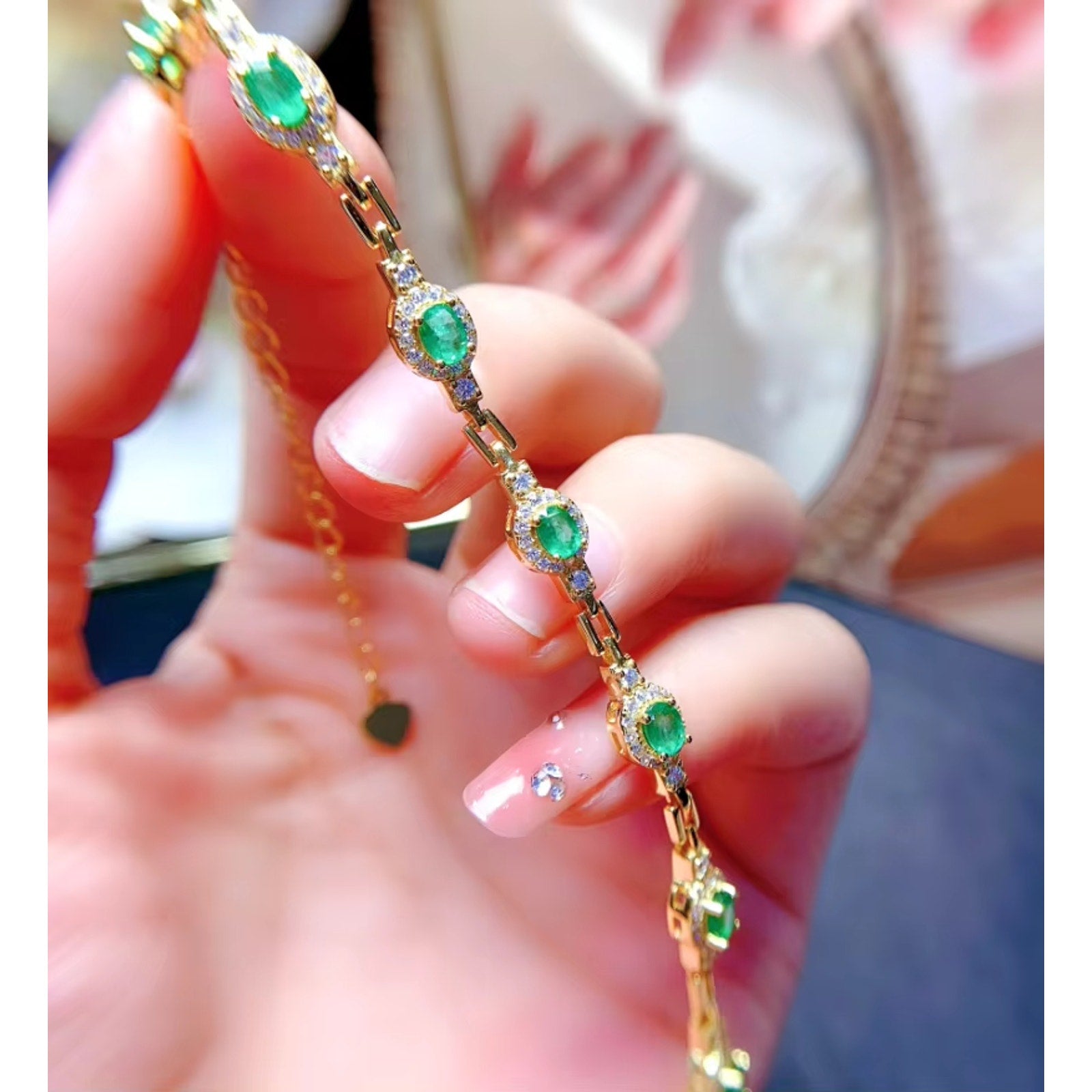 Emerald Tennis Bracelet, Emerald Bracelet, Natural Emerald Bracelet, Natural Emerald, Emerald, Emerald 925 Sterling Silver, Natural Emerald Tennis Bracelet, Emerald Tennis Bracelets, Sterling Silver Emerald Bracelet, 925 Sterling SIlver, Emerald, Colombian Emerald, Natural Mined Emerald, Emerald, Bright Green Emerald, Emerald Jewelry, May Birthstone Emerald, Emerald Birthstone, Emerald Meaning, Genuine Emerald, Real Colombian Emerald, Authentic Emerald, Sterling Silver Emerald Bracelet, Natural Emeralds