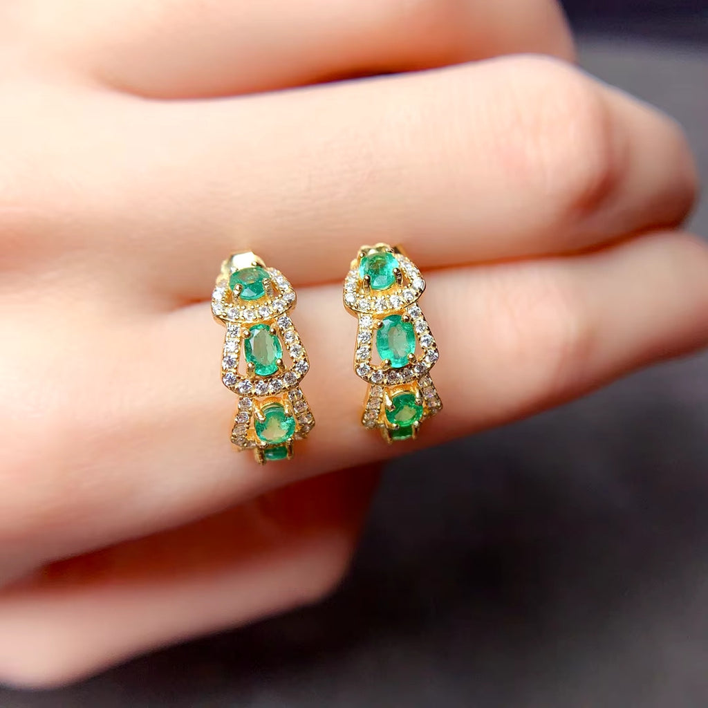 Natural Emerald Earrings, Emerald Earrings, Emerald Stud Earrings, 925 Sterling Silver, Natural Emeralds, Natural Emerald, Sterling Silver Emerald Earrings, Oval Cut Emerald Stud Earrings, Emerald Stud Earrings 925 Sterling Silver, 925 Sterling Silver Emerald Earrings, Natural Emerald Studs, Emerald Studs, Emerald Stud Earrings, Emerald Earrings For Women, Anniversary Gift, May Birthstone Emerald, Emerald Jewelry, Colombian Emerald, Mined Emerald, Genuine Emerald, Emerald with Certificate, Emerald Meaning