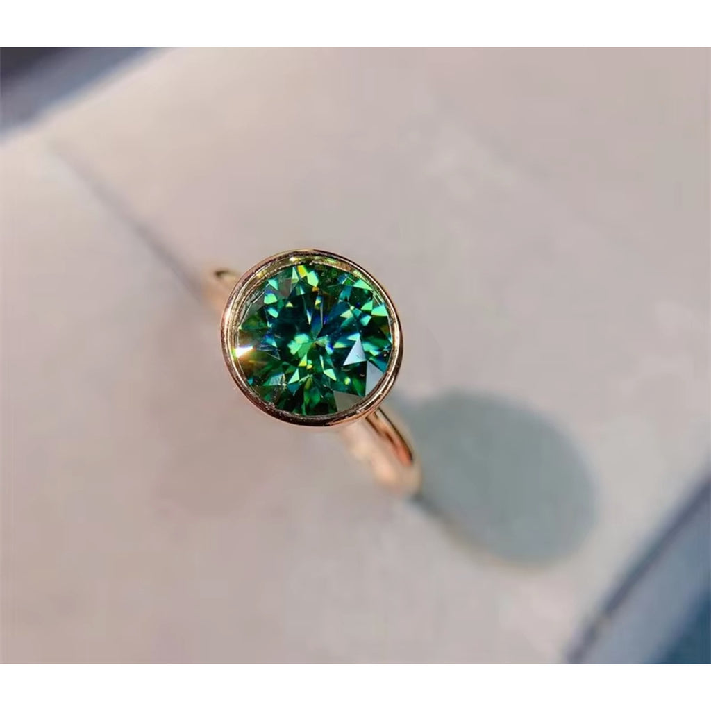 Green Moissanite Ring, 2 Carat Moissanite RIng, Moissanite Ring, Moissanite, VVS1 Miossanite, Gray Moissanite, White Moissanite, Solitaire Moissanite Ring, Round Brilliant Cut Moissanite Ring, Moissanite Ring, Round Brilliant Cut, 5 Carat Moissanite Ring, Moissanite Jewelry