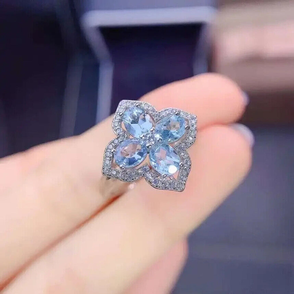 Aquamarine Statement Ring, Natural Aquamarine Gemstone Ring For Women, Aquamarine Ring, Aquamarine Ring's For Women, Natural Aquamarine, VVS1 Aquamarine, Sterling Silver Aquamarine Jewelry, Silver Aquamarine Ring, Gold Aquamarine Ring, Rose Gold Aquamarine Ring, Women's Aquamarine Jewelry, Genuine Aquamarine, March Birthstone Aquamarine, Aquamarine Spiritual Properties, Aquamarine Gemstone Meaning, Aquamarine Gemstone Jewelry, Aquamarine Jewelry For Women