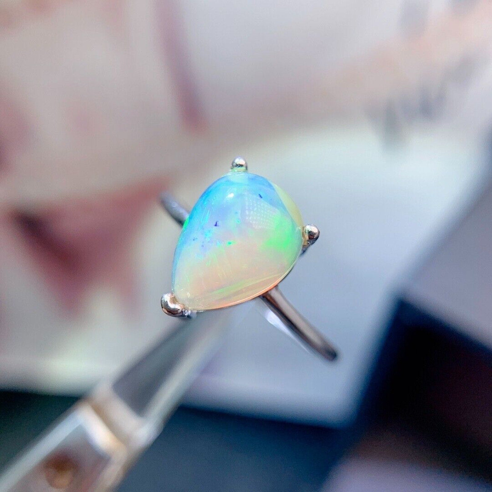 Natural Opal Ring, Opal Ring, Colorful Opal Ring, Fire Opal Ring, Australian Opal Ring, Opal Gemstone Ring, October Birthstone Opal, Large Opal Ring, Women’s Opal Rings, 925 Sterling Silver Opal Ring, Opal, Natural Opal, Opal Gemstone, White Opal, Fire Opal, Natural Opal, Genuine Opal, Mined Opal, Opal with Flash, Opal with Fire, Color Play, Play of Color, Colorful Opal, Opal Rings, Natural Opal Rings, Sterling Silver Opal Rings