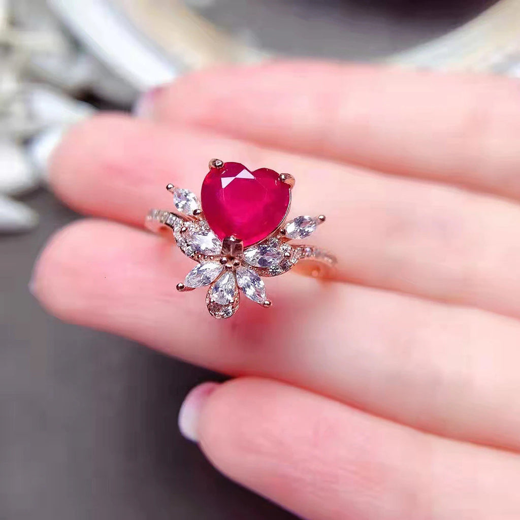 Romantic Jewelry, Gift For Girlfriend, Ruby Jewelry, Gift For Wife, Anniversary, Ruby Heart Ring, Ruby Ring Ruby Band Ring, Natural Ruby, Natural Ruby Ring, Sterling Silver Ruby Ring, Ruby Ring 925 Sterling Silver, Natural Ruby Rings, Ruby Ring For Women, Ruby Engagement Ring, Burma Ruby, Mozambique Ruby, Myanmar Ruby, Mined Ruby, Genuine Ruby, July Birthstone Ruby, Ruby Jewelry, Natural Ruby Jewelry, Ruby Jewelry For Women, Women’s Ruby Ring’s, Burma Ruby Ring, Dainty Ruby Ring, Ruby Heart, Large Ruby Ring