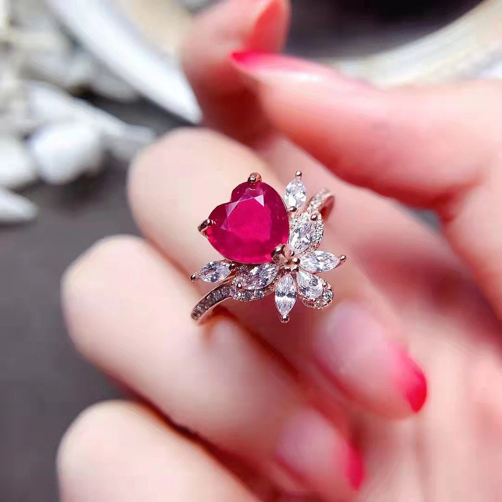 Romantic Jewelry, Gift For Girlfriend, Ruby Jewelry, Gift For Wife, Anniversary, Ruby Heart Ring, Ruby Ring Ruby Band Ring, Natural Ruby, Natural Ruby Ring, Sterling Silver Ruby Ring, Ruby Ring 925 Sterling Silver, Natural Ruby Rings, Ruby Ring For Women, Ruby Engagement Ring, Burma Ruby, Mozambique Ruby, Myanmar Ruby, Mined Ruby, Genuine Ruby, July Birthstone Ruby, Ruby Jewelry, Natural Ruby Jewelry, Ruby Jewelry For Women, Women’s Ruby Ring’s, Burma Ruby Ring, Dainty Ruby Ring, Ruby Heart, Large Ruby Ring