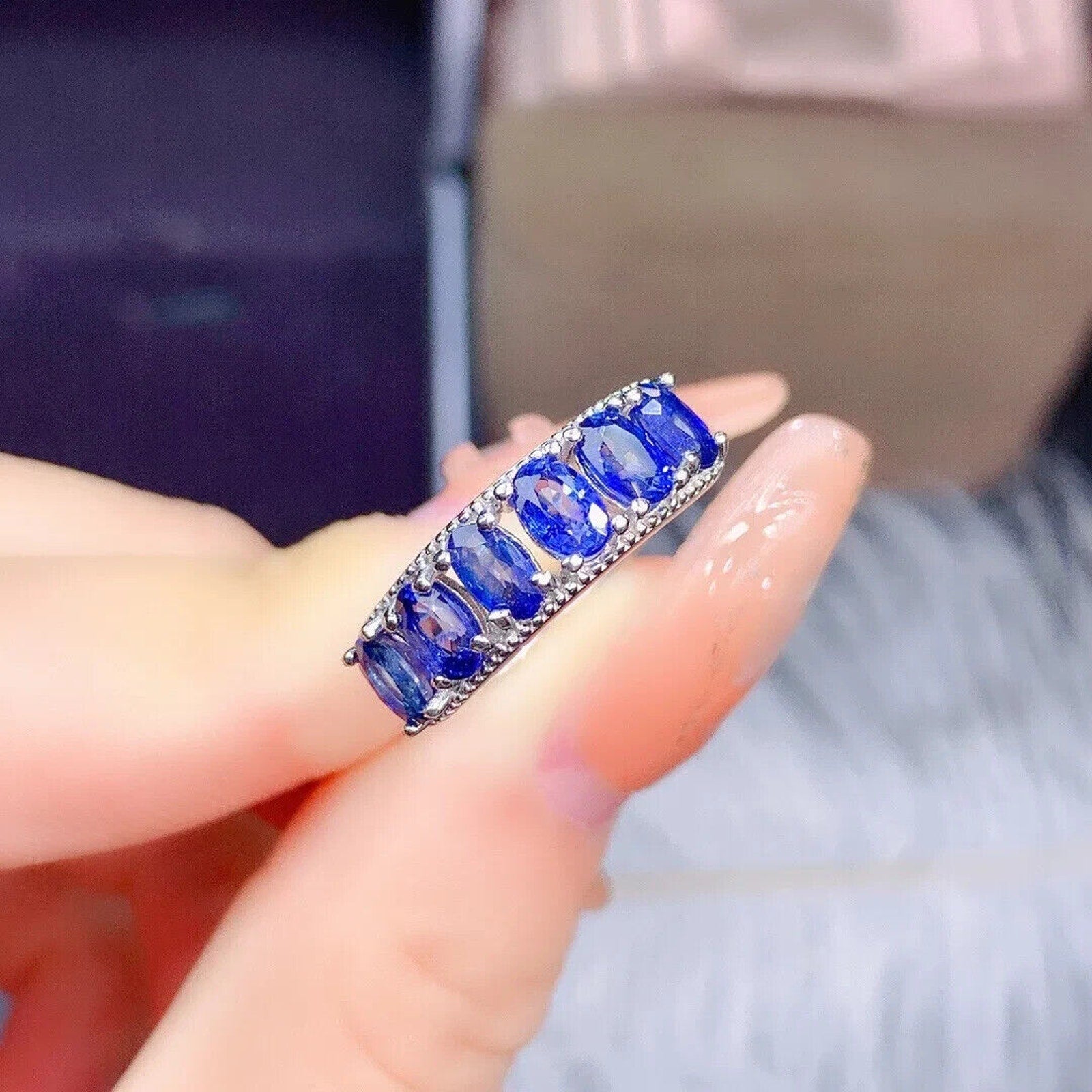 Sapphire September Birthstone, September Birthstone Sapphire, Natural Sapphire, Natural Blue Sapphire, Blue Sapphire, Bright Blue Sapphire, Multicolor Sapphire, Colorful Sapphire, Colorful Sapphires, Natural Multicolor Sapphire, Blue Sapphire Ring, Natural Sapphire Ring, Sterling Silver Sapphire Ring, Sapphire Engagement Ring, Sapphire Wedding Ring, Affordable Engagement Ring, Gemstone Engagement Ring, Natural Gemstone Ring, Sapphire Ring Sterling Silver, Sapphire Gemstone Ring, Natural Sapphire Ring