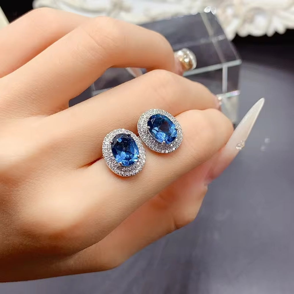 London Blue Topaz Stud Earrings 5x7mm, Natural London Blue Topaz Gemstone Jewelry, London Blue Topaz Dangle Earrings 5x7mm, Gold London Blue Earrings, London Blue Topaz Cluster Stud Earrings, Women's London Blue Topaz Earrings, London Blue Topaz Jewelry, Natural London Blue Topaz Gemstone Jewelry Set, Women's London Blue Topaz Earrings, London Blue Topaz Ring, London Blue Topaz Stud Earrings, London Blue Topaz Earrings, Women's London Blue Topaz Jewelry, Sterling Silver London Blue Topaz Jewelry