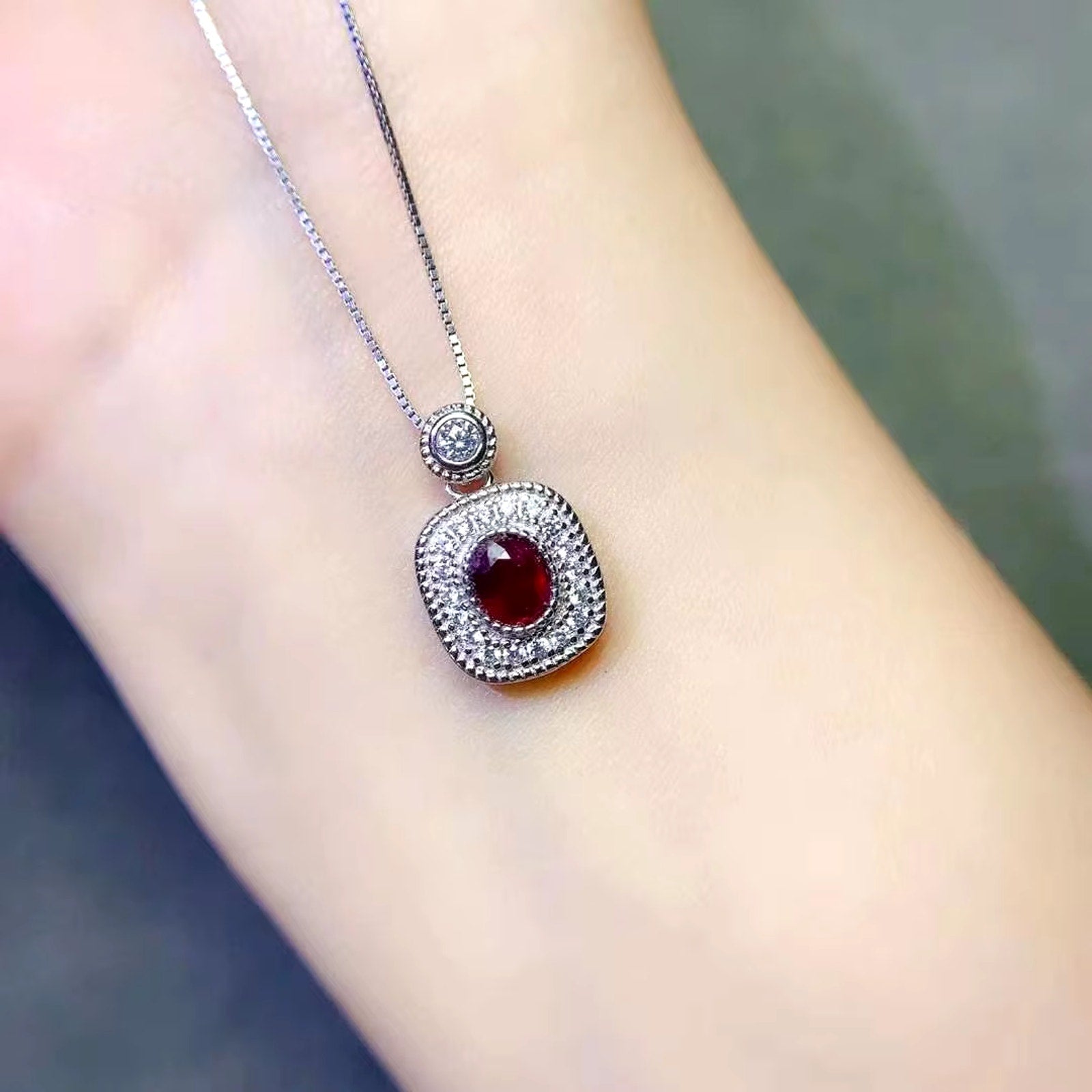 Ruby Necklace, Natural Ruby Necklace, 25 Sterling Silver, Sterling Silver Ruby Necklace, Natural Ruby Pendant Necklace, Dainty Ruby Necklace, Dainty Ruby Jewelry, Natural Ruby Jewelry, Sterling Silver Ruby Jewelry, Ruby Jewelry For Women, Women's Ruby Necklace, Ruby Necklace, Ruby Choker Necklace, Natural Ruby Chain Necklace, Ruby Choker Necklace, Ruby Pendant Necklace