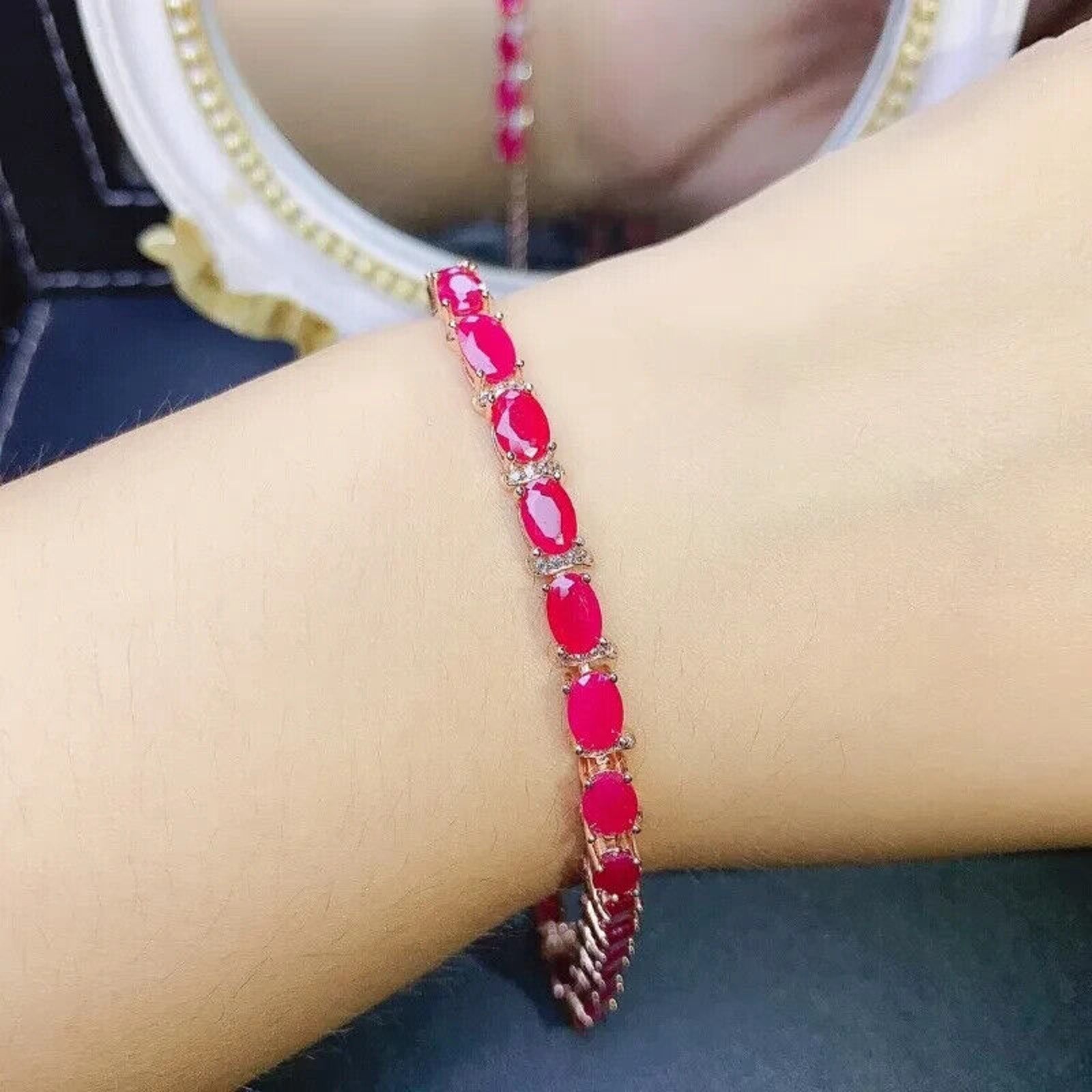 Ruby Bracelet, Ruby Tennis Bracelet, Natural Ruby Bracelet, Genuine Ruby Bracelet, Women's Ruby Bracelets, Natural Ruby Tennis Bracelet, Bright Red Ruby Bracelet, Sterling Silver Ruby Bracelet, Gold Ruby Bracelet, Ruby Tennis Bracelets For Women, Rose Gold Ruby Bracelet, Ruby Gemstone Bracelet, July Birthstone Ruby, Women's Ruby Jewelry