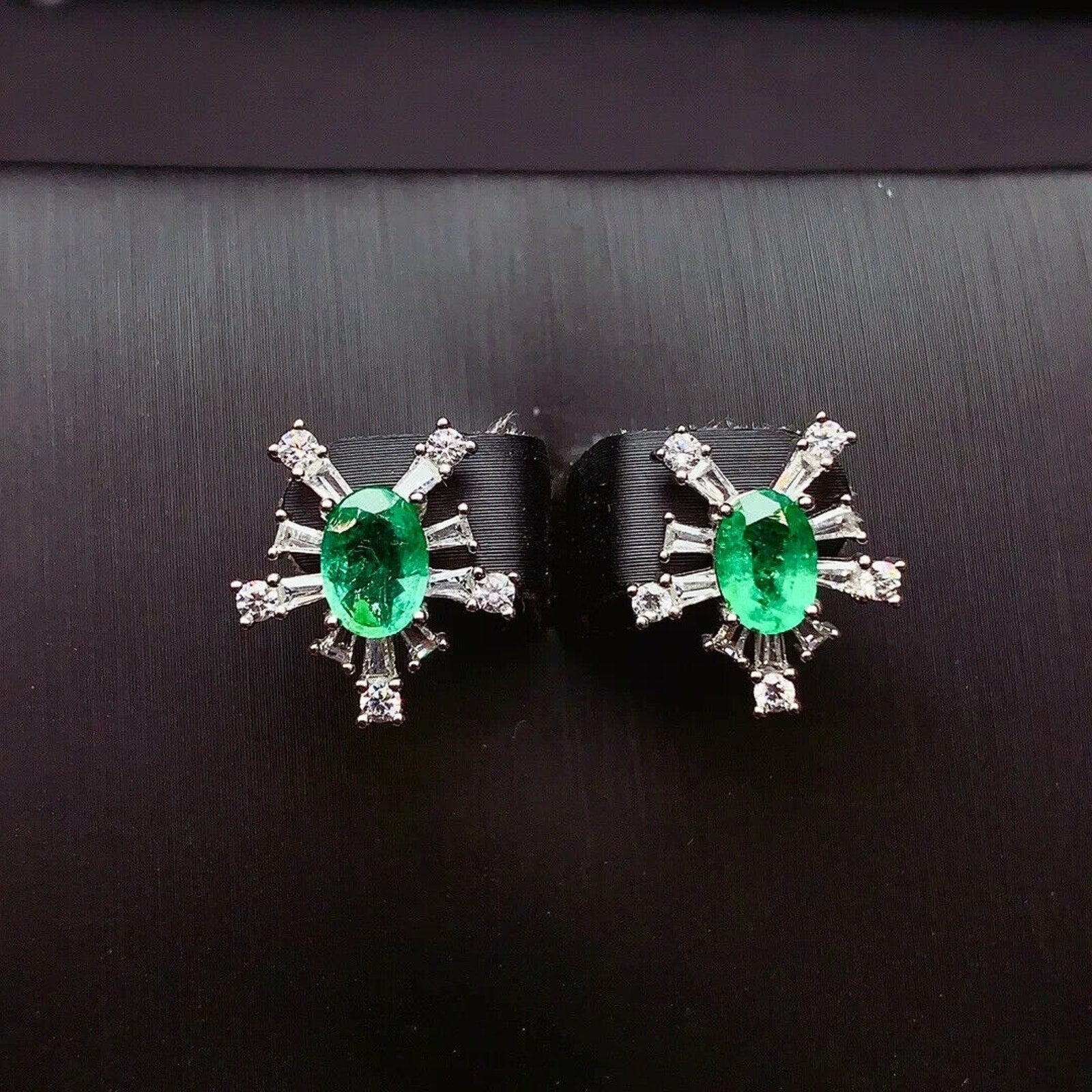 Emerald Earrings, Natural Emerald, Natural Emerald Earrings, Gold Emerald Earrings, Silver Emerald Earrings, Rose Gold Emerald Earrings, Genuine Emerald Earrings, Natural Emerald Jewelry, Emerald Cluster Stud Earrings, Emerald Statement Earrings, Emerald Stud Earrings, Sterling Silver Emerald Earrings, May Birthstone Emerald, Anniversary Gift Emerald, Emerald Jewelry For Women, Gift For Wife Emerald