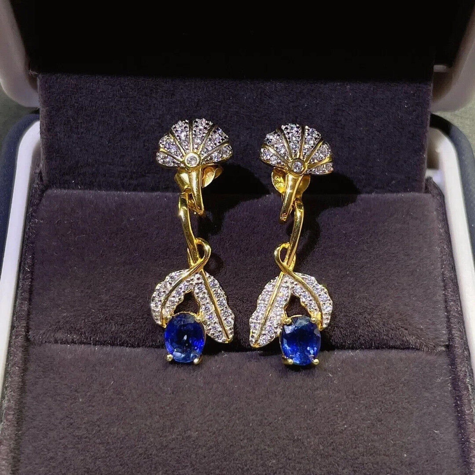 Sapphire Earrings, Natural Sapphire Stud Earrings, Sapphire Stud Earrings, Sterling Silver Sapphire Earrings, Sapphire, Natural Sapphire Earrings, 925 Sterling Silver, Blue Sapphire Earrings, Natural Blue Sapphire Earrings, Natural Blue Sapphire, Blue Sapphire, Bright Blue Sapphire, 925 Sterling Silver, Sapphire Earrings, Dainty, Dainty Stud Earrings, Dainty Sapphire Earrings, Women’s Sapphire Earrings, Anniversary Gift Sapphire, Sapphire September Birthstone, September Birthstone Sapphire