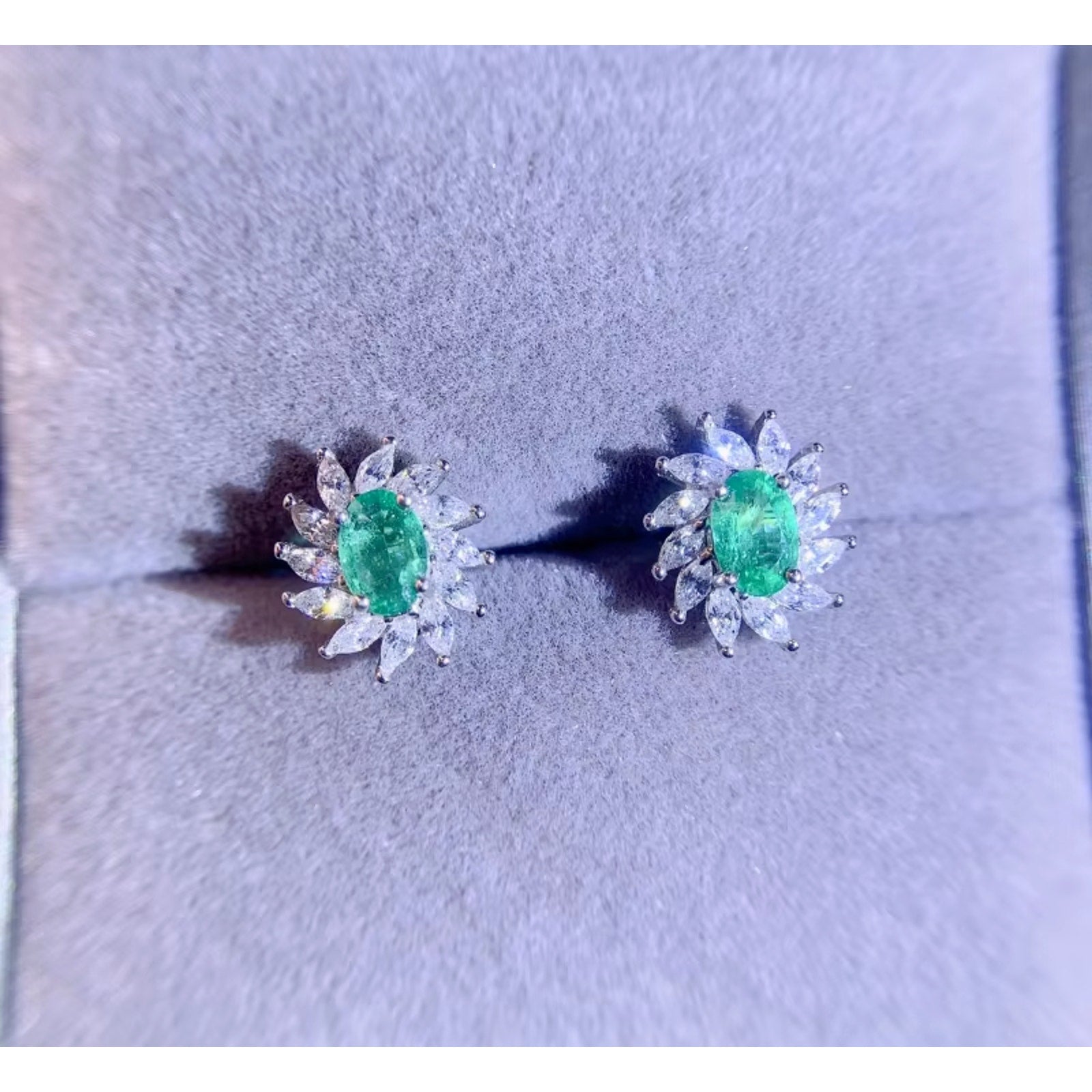 Emerald Earrings, Natural Emerald, Natural Emerald Earrings, Gold Emerald Earrings, Silver Emerald Earrings, Rose Gold Emerald Earrings, Genuine Emerald Earrings, Natural Emerald Jewelry, Emerald Cluster Stud Earrings, Emerald Statement Earrings, Emerald Stud Earrings, Sterling Silver Emerald Earrings, May Birthstone Emerald, Anniversary Gift Emerald, Emerald Jewelry For Women, Gift For Wife Emerald