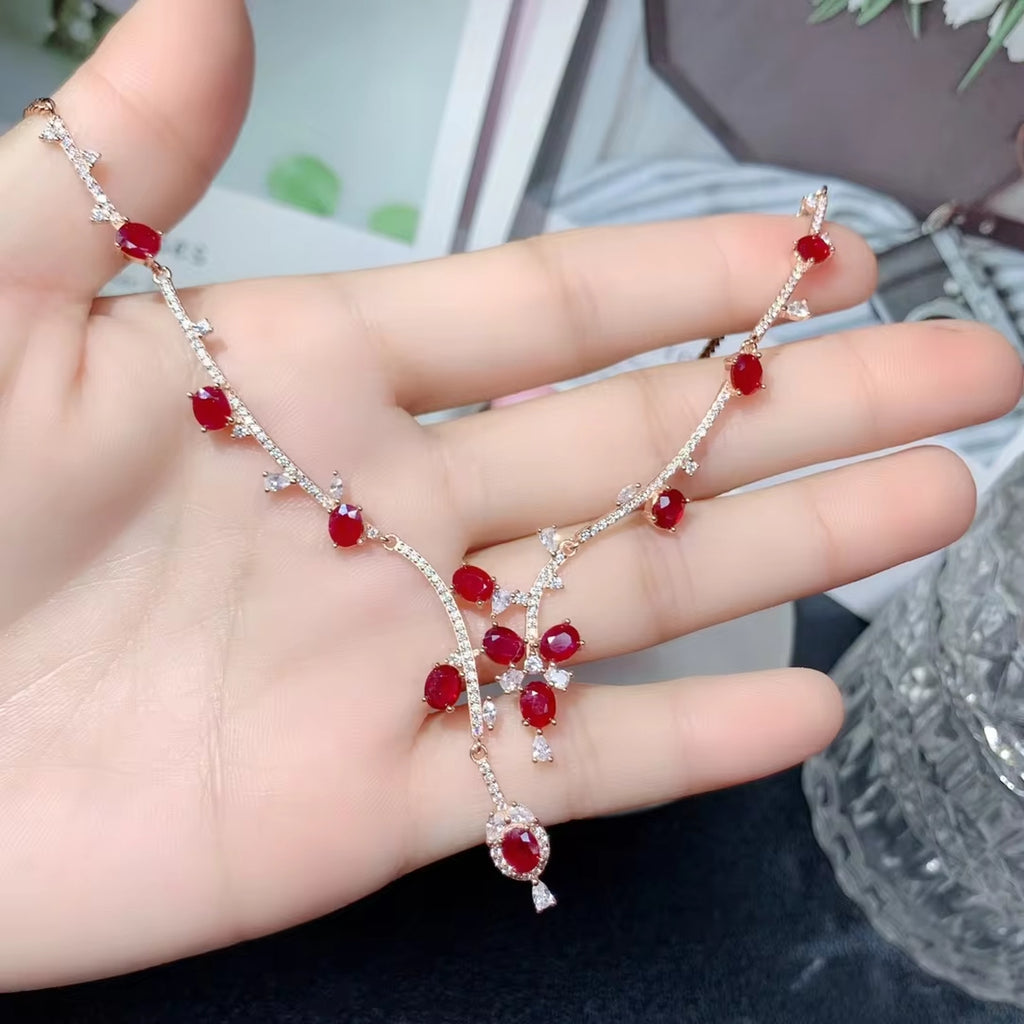 Ruby Necklace, Natural Ruby Necklace, 25 Sterling Silver, Sterling Silver Ruby Necklace, Natural Ruby Pendant Necklace, Dainty Ruby Necklace, Dainty Ruby Jewelry, Natural Ruby Jewelry, Sterling Silver Ruby Jewelry, Ruby Jewelry For Women, Women's Ruby Necklace, Ruby Necklace, Ruby Choker Necklace, Natural Ruby Chain Necklace, Ruby Choker Necklace, Ruby Pendant Necklace