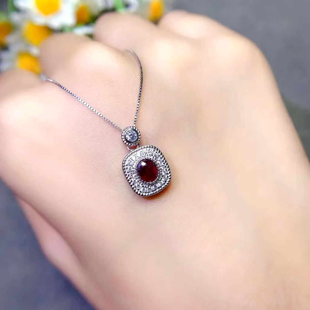 Ruby Necklace, Natural Ruby Necklace, 25 Sterling Silver, Sterling Silver Ruby Necklace, Natural Ruby Pendant Necklace, Dainty Ruby Necklace, Dainty Ruby Jewelry, Natural Ruby Jewelry, Sterling Silver Ruby Jewelry, Ruby Jewelry For Women, Women's Ruby Necklace, Ruby Necklace, Ruby Choker Necklace, Natural Ruby Chain Necklace, Ruby Choker Necklace, Ruby Pendant Necklace