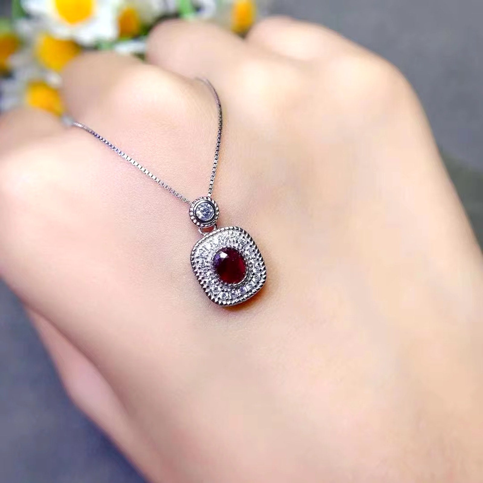 Ruby Necklace, Natural Ruby Necklace, 25 Sterling Silver, Sterling Silver Ruby Necklace, Natural Ruby Pendant Necklace, Dainty Ruby Necklace, Dainty Ruby Jewelry, Natural Ruby Jewelry, Sterling Silver Ruby Jewelry, Ruby Jewelry For Women, Women's Ruby Necklace, Ruby Necklace, Ruby Choker Necklace, Natural Ruby Chain Necklace, Ruby Choker Necklace, Ruby Pendant Necklace