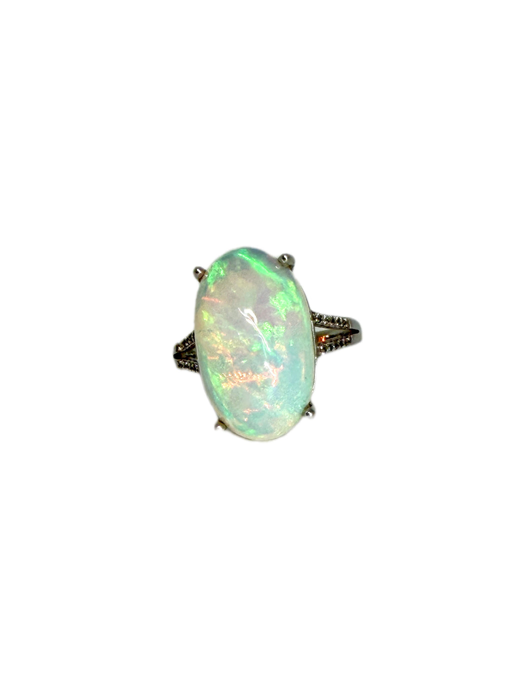Custom Large Australian Fire Opal Ring or Pendant