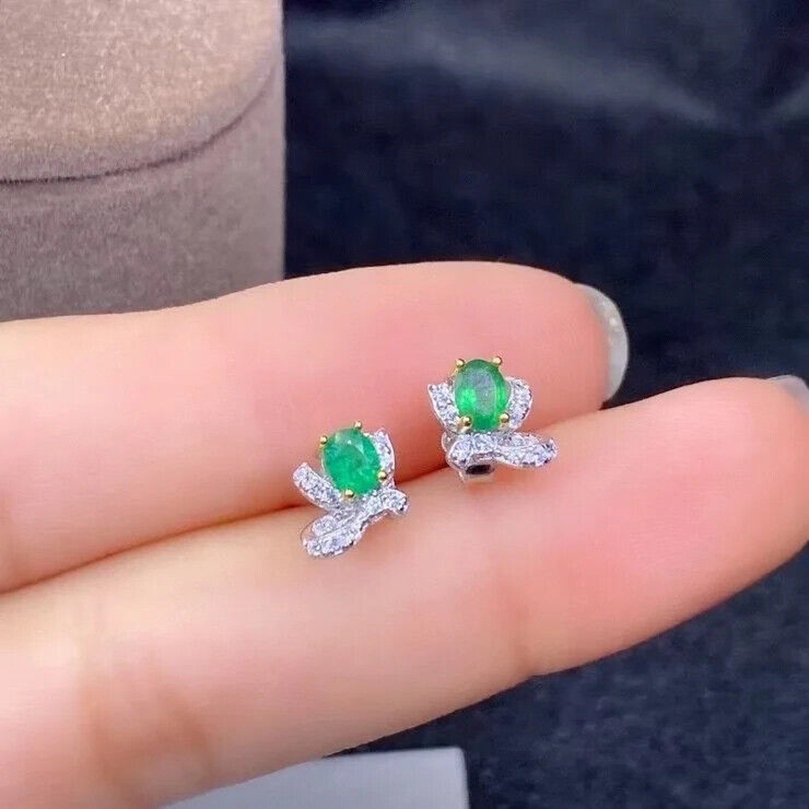 Natural Emerald Earrings, Emerald Earrings, Emerald Stud Earrings, 925 Sterling Silver, Natural Emeralds, Natural Emerald, Sterling Silver Emerald Earrings, Oval Cut Emerald Stud Earrings, Emerald Stud Earrings 925 Sterling Silver, 925 Sterling Silver Emerald Earrings, Natural Emerald Studs, Emerald Studs, Emerald Stud Earrings, Emerald Earrings For Women, Anniversary Gift, May Birthstone Emerald, Emerald Jewelry, Colombian Emerald, Mined Emerald, Genuine Emerald, Emerald with Certificate, Emerald Meaning