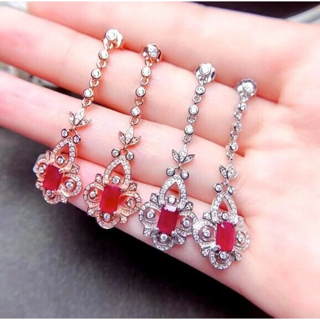 Ruby Earrings, Women's Ruby Earrings, Natural Ruby Earrings, Ruby Jewelry, Sterling Silver Ruby Earrings, Genuine Ruby Earrings, Ruby Stud Earrings, Natural Ruby, Burma Ruby, January Birthstone Earrings, January Birthstone Ruby, Ruby Spiritual Meaning, Ruby Jewelry For Women, Natural Ruby Jewelry, Ruby Chandelier Earrings, Ruby Dangle Earrings, Ruby Statement Earrings