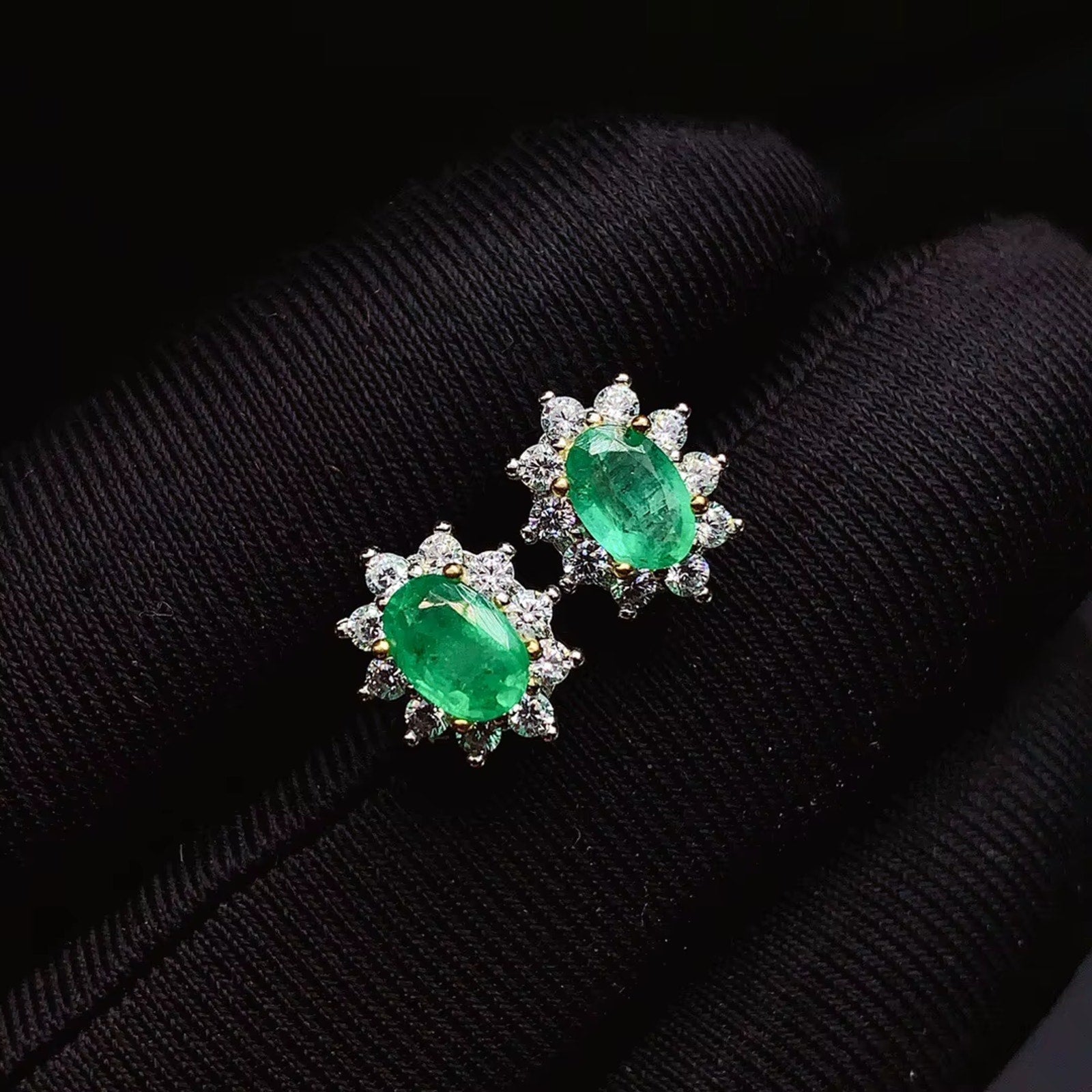 Natural Emerald Earrings, Emerald Earrings, Emerald Stud Earrings, 925 Sterling Silver, Natural Emeralds, Natural Emerald, Sterling Silver Emerald Earrings, Oval Cut Emerald Stud Earrings, Emerald Stud Earrings 925 Sterling Silver, 925 Sterling Silver Emerald Earrings, Natural Emerald Studs, Emerald Studs, Emerald Stud Earrings, Emerald Earrings For Women, Anniversary Gift, May Birthstone Emerald, Emerald Jewelry, Colombian Emerald, Mined Emerald, Genuine Emerald, Emerald with Certificate, Emerald Meaning