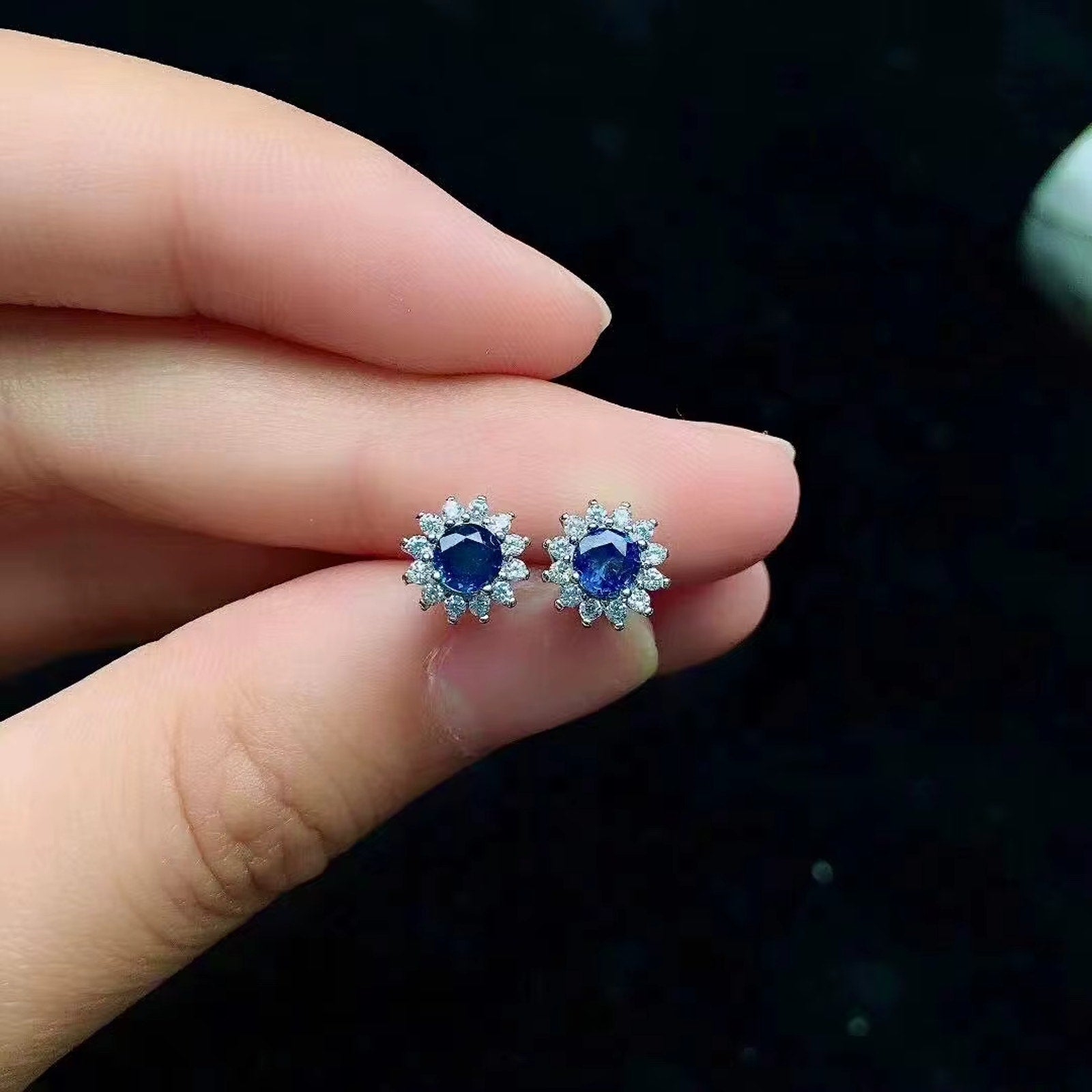 Sapphire Earrings, Natural Sapphire Stud Earrings, Sapphire Stud Earrings, Sterling Silver Sapphire Earrings, Sapphire, Natural Sapphire Earrings, 925 Sterling Silver, Pink Sapphire Earrings, Natural Pink Sapphire Earrings, Natural Pink Sapphire Earrings, Pink Sapphire, Natural Pink Sapphire, 925 Sterling Silver, Sapphire Earrings, Dainty, Dainty Stud Earrings, Dainty Sapphire Earrings, Women’s Sapphire Earrings, Anniversary Gift Sapphire, Sapphire September Birthstone, September Birthstone Sapphire