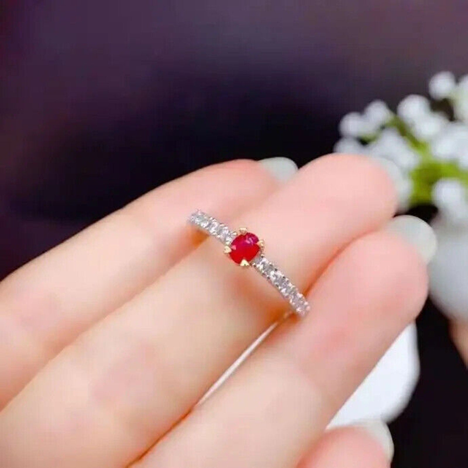 Ruby Ring, Ruby Band Ring, Natural Ruby, Natural Ruby Ring, Sterling Silver Ruby Ring, Ruby Ring 925 Sterling Silver, Natural Ruby Rings, Ruby Ring For Women, Ruby Engagement Ring, Burma Ruby, Mozambique Ruby, Myanmar Ruby, Mined Ruby, Genuine Ruby, July Birthstone Ruby, Ruby Jewelry, Natural Ruby Jewelry, Ruby Jewelry For Women, Women’s Ruby Ring’s, Burma Ruby Ring, Dainty Ruby Ring