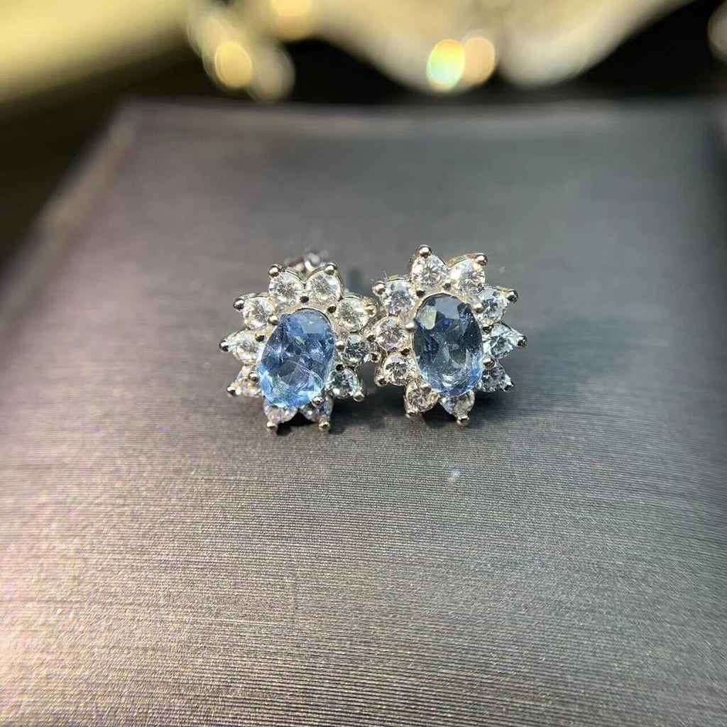 Natural Aquamarine Oval Cut Stud Earrings, Aquamarine Earrings For Women, Natural Aquamarine Stud Earrings, Round Aquamarine Stud Earrings 6mm, Natural Aquamarine Gemstone Jewelry, Natural Aquamarine, VVS Grade Aquamarine, Women's Aquamarine Jewelry, Natural Aquamarine Jewelry, Gold Aquamarine Earrings, Sterling Silver Aquamarine Earrings, Women's Aquamarine Jewelry, Aquamarine Earrings, March Birthstone Aquamarine, Aquamarine Spiritual Properties, Aquamarine Gemstone Meaning, Aquamarine Gemstone Jewelry