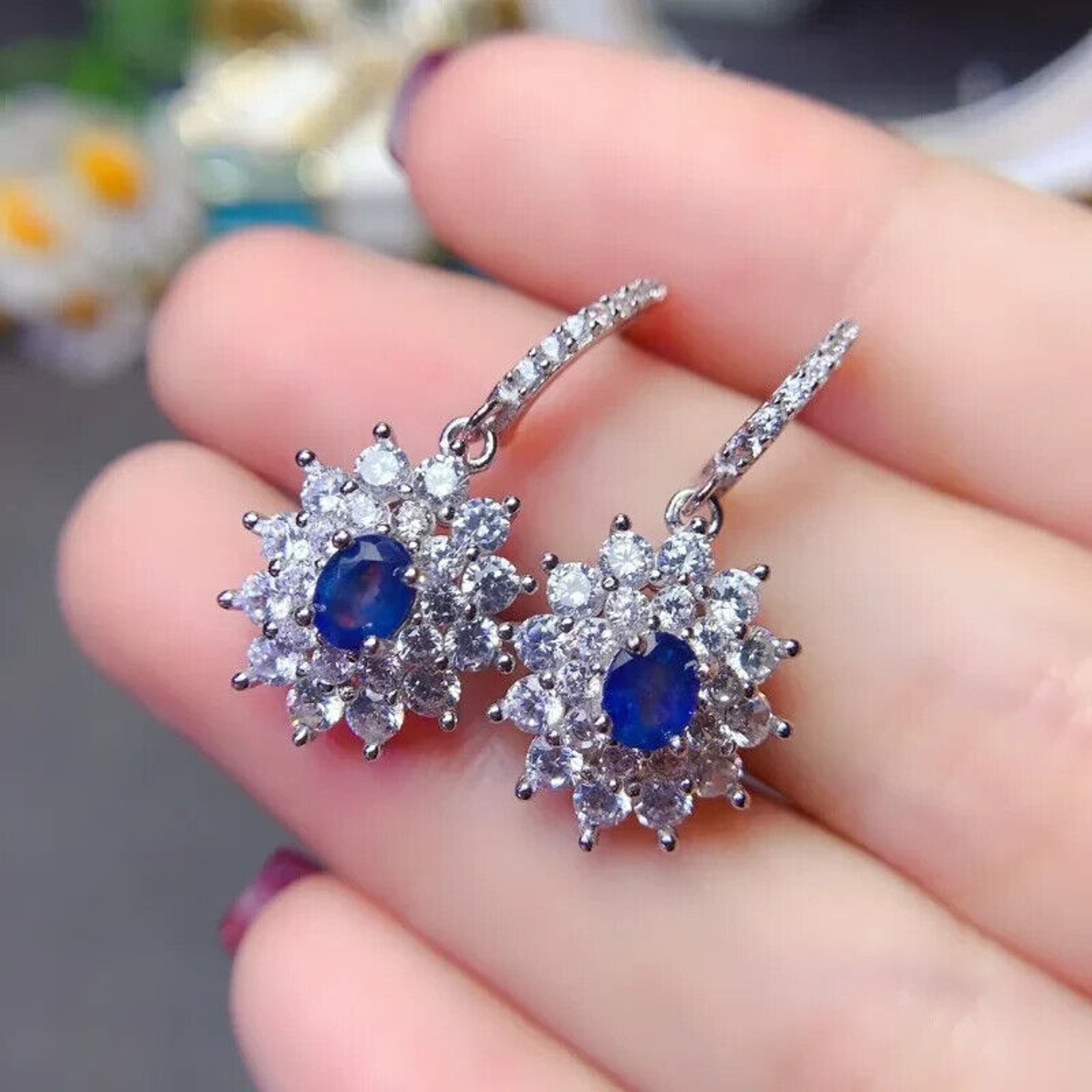 Sapphire Earrings, Natural Sapphire Stud Earrings, Sapphire Stud Earrings, Sterling Silver Sapphire Earrings, Sapphire, Natural Sapphire Earrings, 925 Sterling Silver, Pink Sapphire Earrings, Natural Pink Sapphire Earrings, Natural Pink Sapphire Earrings, Pink Sapphire, Natural Pink Sapphire, 925 Sterling Silver, Sapphire Earrings, Dainty, Dainty Stud Earrings, Dainty Sapphire Earrings, Women’s Sapphire Earrings, Anniversary Gift Sapphire, Sapphire September Birthstone, September Birthstone Sapphire