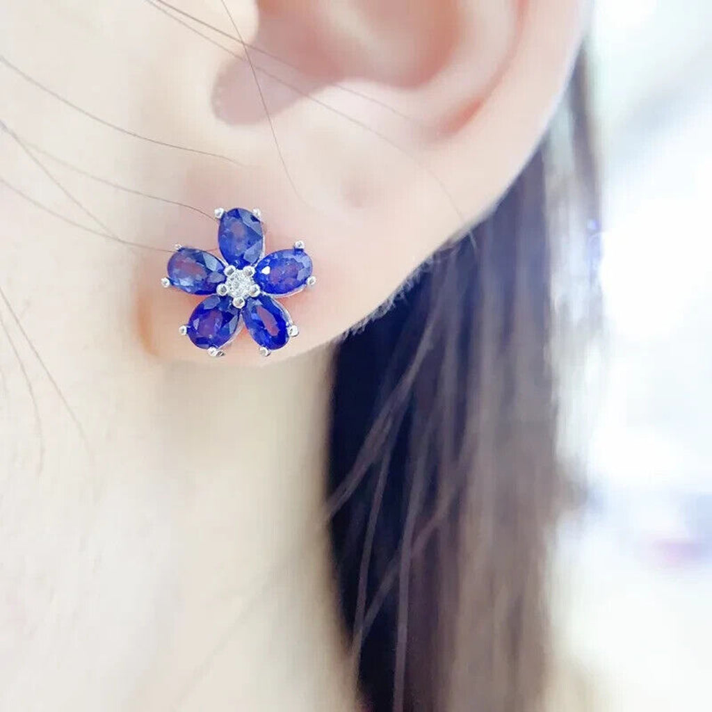 Sapphire Earrings, Natural Sapphire Stud Earrings, Sapphire Stud Earrings, Sterling Silver Sapphire Earrings, Sapphire, Natural Sapphire Earrings, 925 Sterling Silver, Pink Sapphire Earrings, Natural Pink Sapphire Earrings, Natural Pink Sapphire Earrings, Pink Sapphire, Natural Pink Sapphire, 925 Sterling Silver, Sapphire Earrings, Dainty, Dainty Stud Earrings, Dainty Sapphire Earrings, Women’s Sapphire Earrings, Anniversary Gift Sapphire, Sapphire September Birthstone, September Birthstone Sapphire