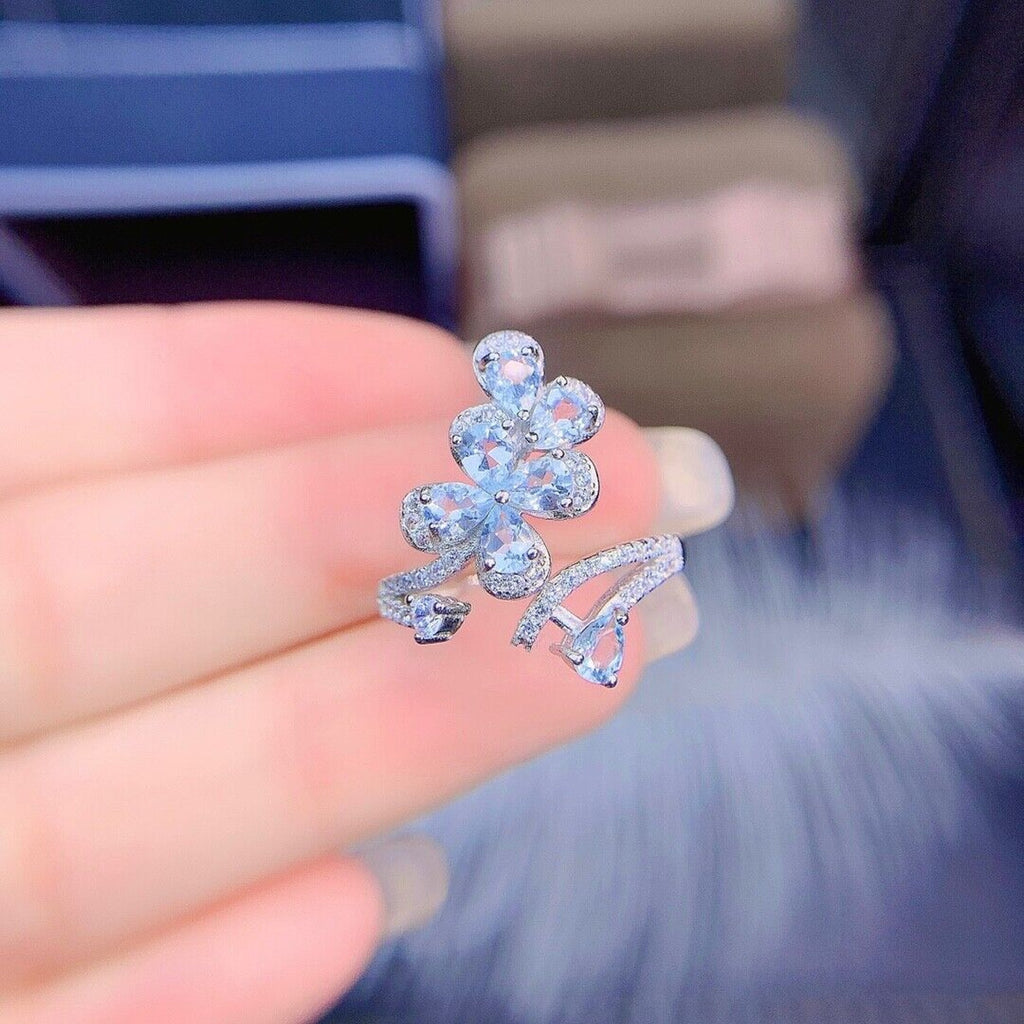 Aquamarine Statement Ring, Natural Aquamarine Gemstone Ring For Women, Aquamarine Ring, Aquamarine Ring's For Women, Natural Aquamarine, VVS1 Aquamarine, Sterling Silver Aquamarine Jewelry, Silver Aquamarine Ring, Gold Aquamarine Ring, Rose Gold Aquamarine Ring, Women's Aquamarine Jewelry, Genuine Aquamarine, March Birthstone Aquamarine, Aquamarine Spiritual Properties, Aquamarine Gemstone Meaning, Aquamarine Gemstone Jewelry, Aquamarine Jewelry For Women