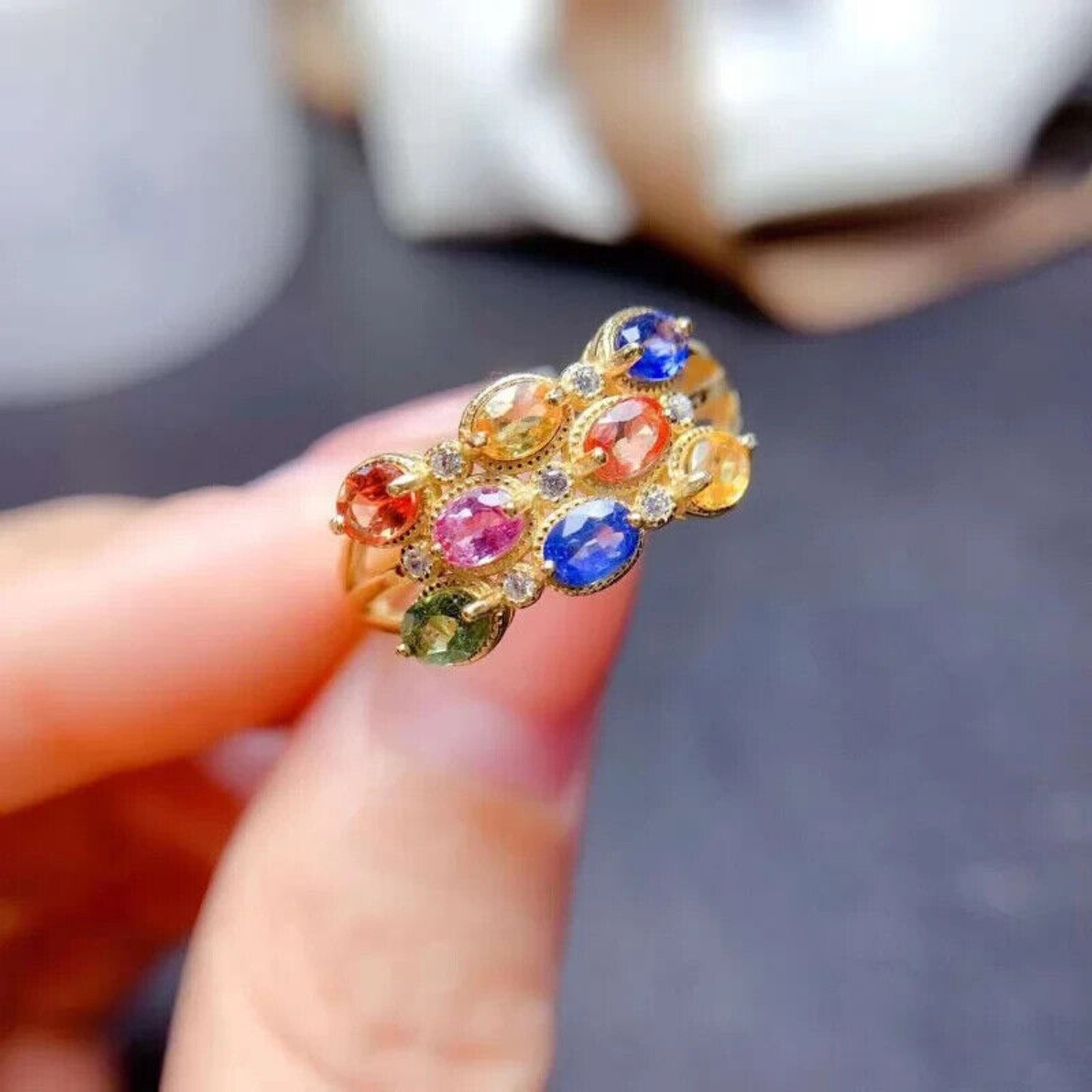 Sapphire September Birthstone, September Birthstone Sapphire, Natural Sapphire, Natural Blue Sapphire, Blue Sapphire, Bright Blue Sapphire, Multicolor Sapphire, Colorful Sapphire, Colorful Sapphires, Natural Multicolor Sapphire, Blue Sapphire Ring, Natural Sapphire Ring, Sterling Silver Sapphire Ring, Sapphire Engagement Ring, Sapphire Wedding Ring, Affordable Engagement Ring, Gemstone Engagement Ring, Natural Gemstone Ring, Sapphire Ring Sterling Silver, Sapphire Gemstone Ring, Natural Sapphire Ring