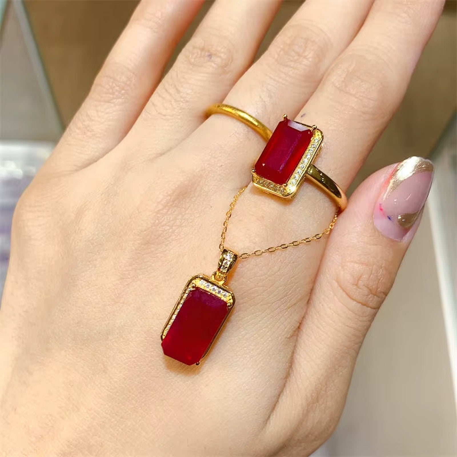 Ruby Jewelry Set, Ruby Earrings, Ruby Necklace, Ruby Pendant, Matching Ruby Earrings and Necklace, Ruby Ring, Ruby Band Ring, Natural Ruby, Natural Ruby Ring, Sterling Silver Ruby Ring, Ruby Ring 925 Sterling Silver, Natural Ruby Rings, Ruby Ring For Women, Ruby Engagement Ring, Burma Ruby, Mozambique Ruby, Myanmar Ruby, Mined Ruby, Genuine Ruby, July Birthstone Ruby, Ruby Jewelry, Natural Ruby Jewelry, Ruby Jewelry For Women, Women’s Ruby Ring’s, Burma Ruby Ring, Jewelry Set, Emerald Cut Ruby Ring