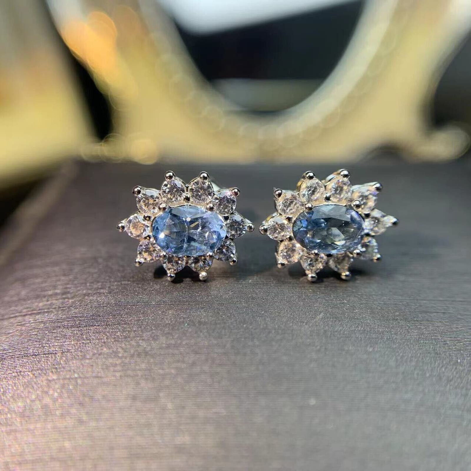 Natural Aquamarine Oval Cut Stud Earrings, Aquamarine Earrings For Women, Natural Aquamarine Stud Earrings, Round Aquamarine Stud Earrings 6mm, Natural Aquamarine Gemstone Jewelry, Natural Aquamarine, VVS Grade Aquamarine, Women's Aquamarine Jewelry, Natural Aquamarine Jewelry, Gold Aquamarine Earrings, Sterling Silver Aquamarine Earrings, Women's Aquamarine Jewelry, Aquamarine Earrings, March Birthstone Aquamarine, Aquamarine Spiritual Properties, Aquamarine Gemstone Meaning, Aquamarine Gemstone Jewelry