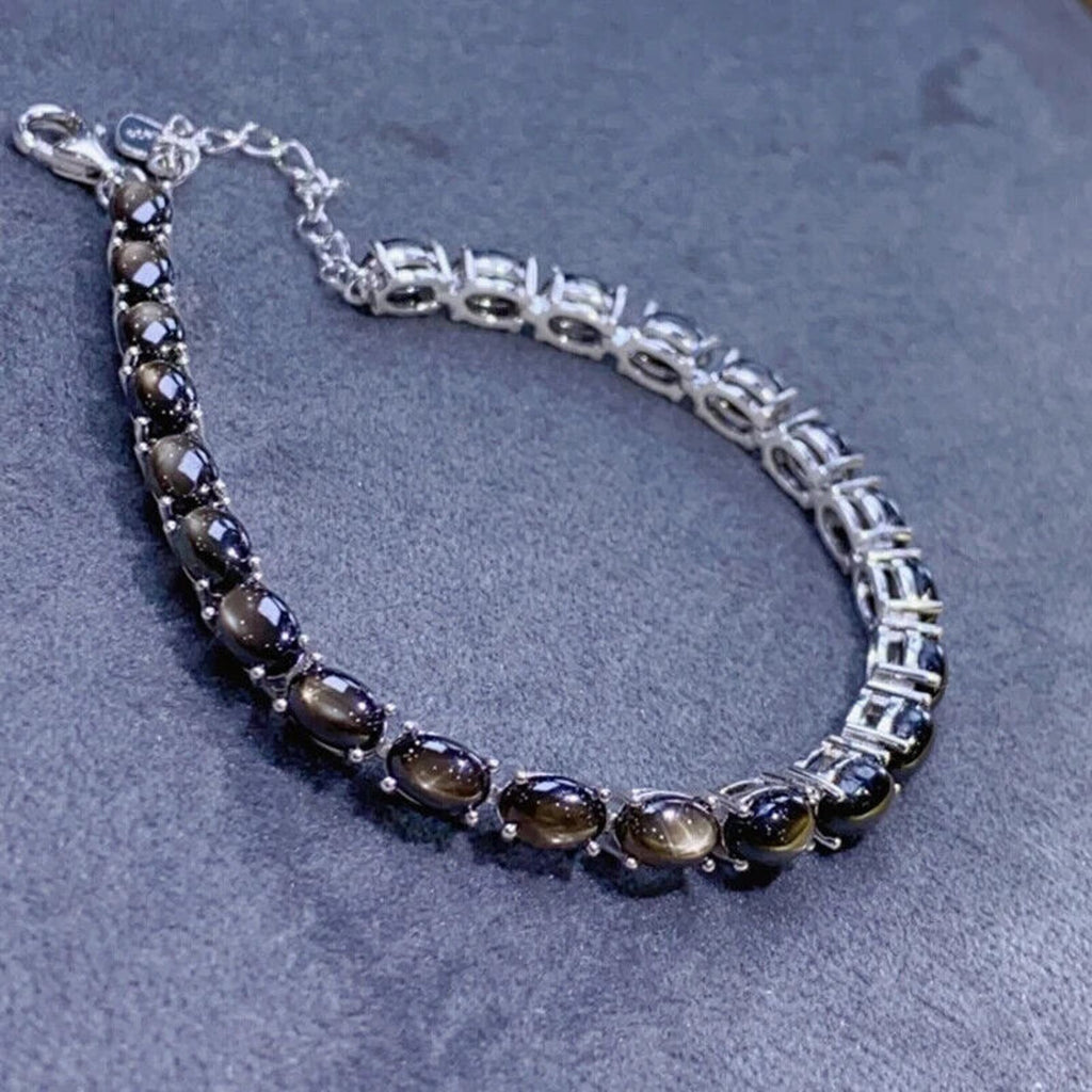 Star Sapphire Bracelet, Star Sapphire Tennis Bracelet, Star Light Sapphire