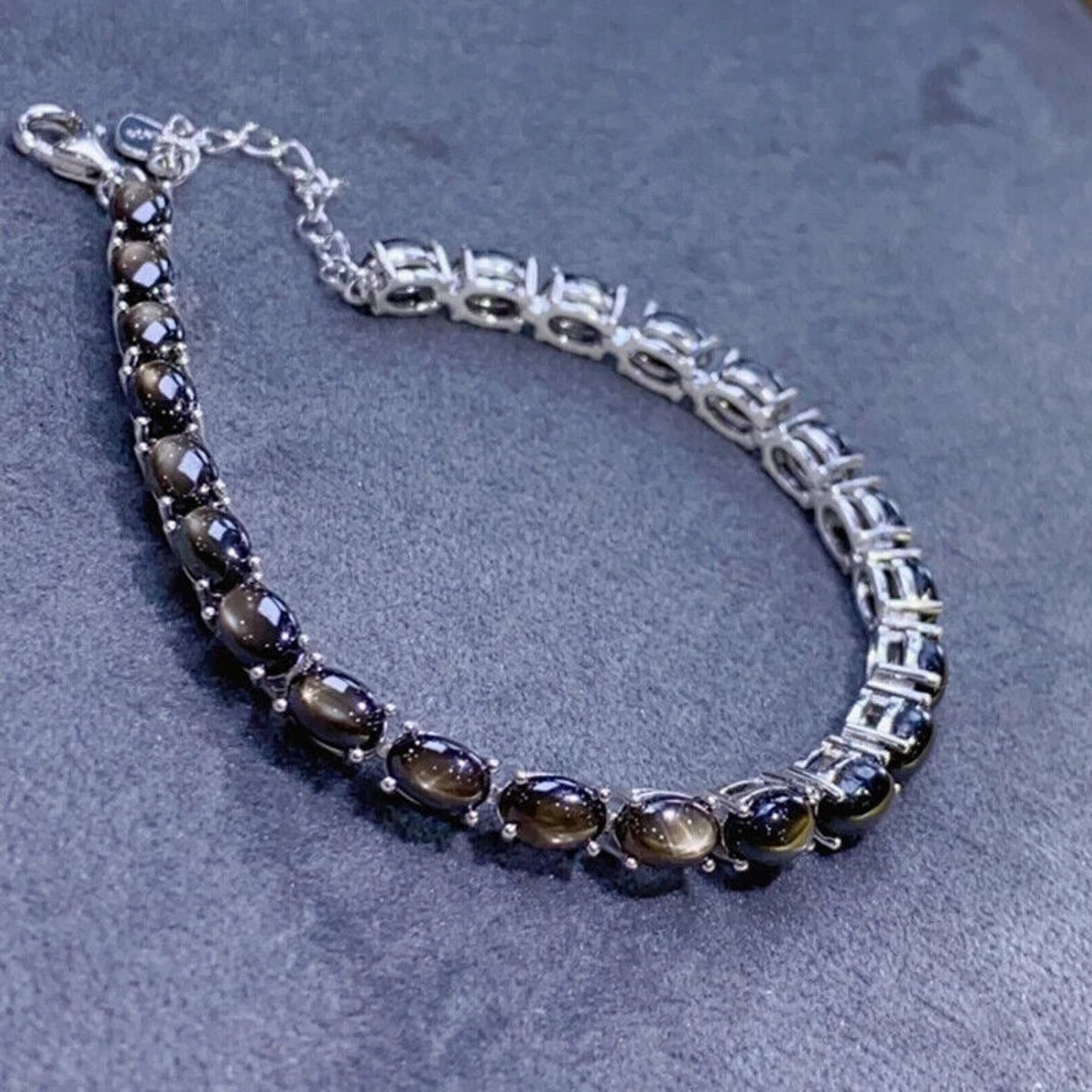 Star Sapphire Bracelet, Star Sapphire Tennis Bracelet, Star Light Sapphire