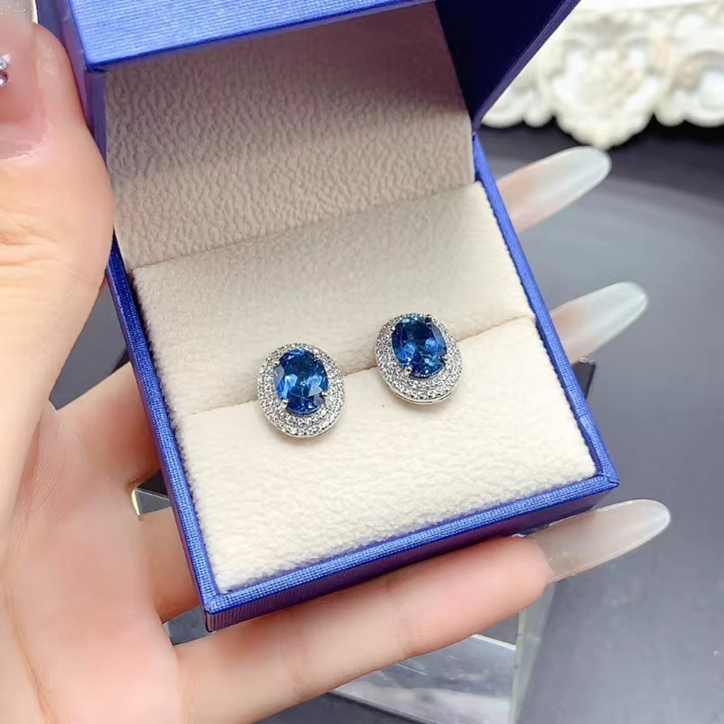 London Blue Topaz Stud Earrings 5x7mm, Natural London Blue Topaz Gemstone Jewelry, London Blue Topaz Dangle Earrings 5x7mm, Gold London Blue Earrings, London Blue Topaz Cluster Stud Earrings, Women's London Blue Topaz Earrings, London Blue Topaz Jewelry, Natural London Blue Topaz Gemstone Jewelry Set, Women's London Blue Topaz Earrings, London Blue Topaz Ring, London Blue Topaz Stud Earrings, London Blue Topaz Earrings, Women's London Blue Topaz Jewelry, Sterling Silver London Blue Topaz Jewelry