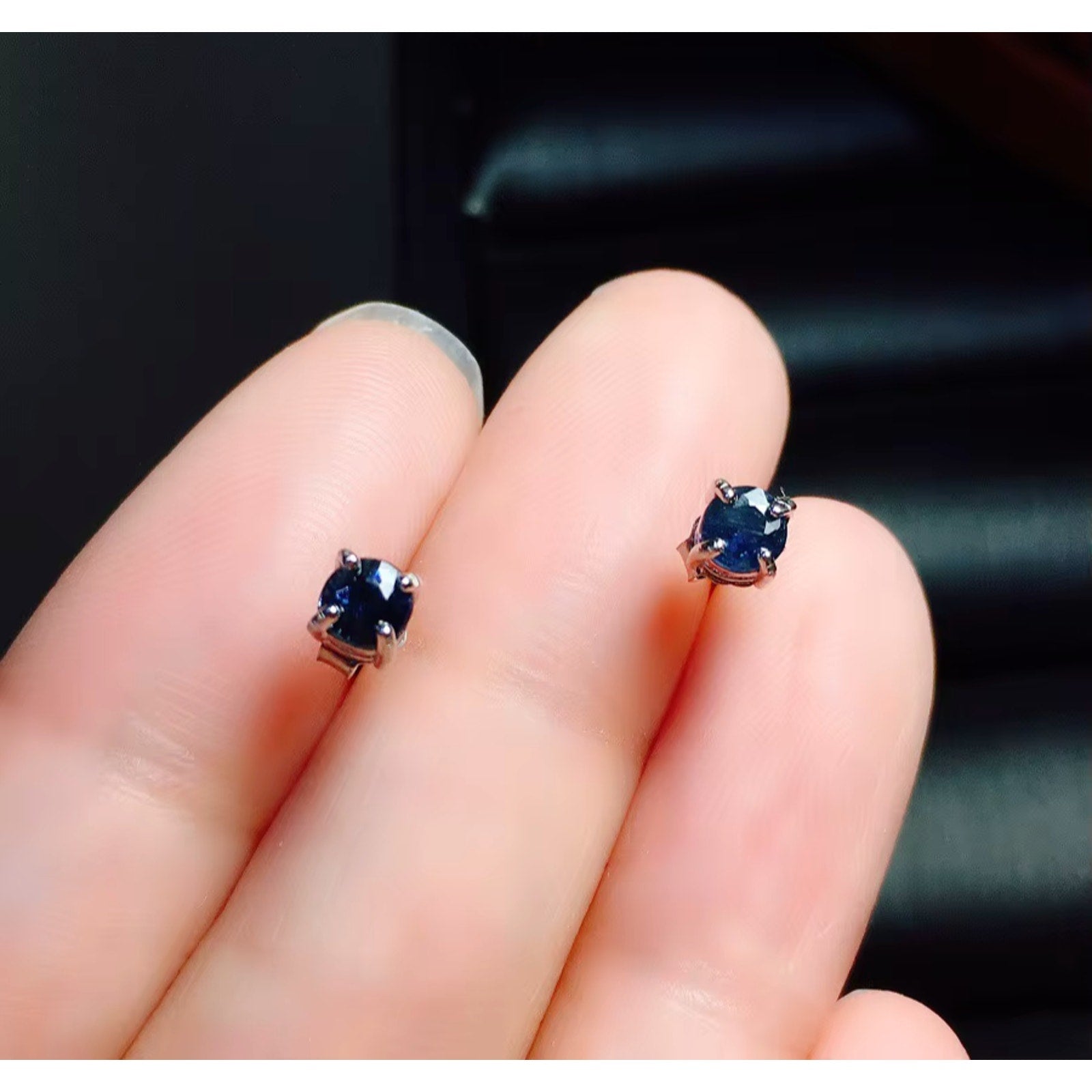 Small Sapphire, Sapphire Earrings, Natural Sapphire Stud Earrings, Sapphire Stud Earrings, Sterling Silver Sapphire Earrings, Sapphire, Natural Sapphire Earrings, 925 Sterling Silver, Blue Sapphire Earrings, Natural Blue Sapphire Earrings, Natural Blue Sapphire, Blue Sapphire, Bright Blue Sapphire, 925 Sterling Silver, Sapphire Earrings, Dainty, Dainty Stud Earrings, Dainty Sapphire Earrings, Women’s Sapphire Earrings, Anniversary Gift Sapphire, Sapphire September Birthstone, September Birthstone Sapphire