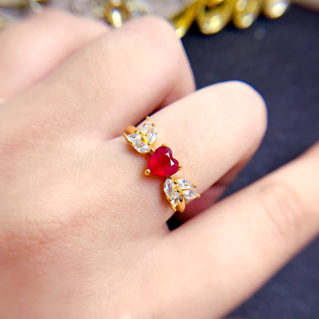 Ruby Ring, Ruby Band Ring, Natural Ruby, Natural Ruby Ring, Sterling Silver Ruby Ring, Ruby Ring 925 Sterling Silver, Natural Ruby Rings, Ruby Ring For Women, Ruby Engagement Ring, Burma Ruby, Mozambique Ruby, Myanmar Ruby, Mined Ruby, Genuine Ruby, July Birthstone Ruby, Ruby Jewelry, Natural Ruby Jewelry, Ruby Jewelry For Women, Women’s Ruby Ring’s, Burma Ruby Ring, Ruby Heart Ring, Heart Ring, Gemstone Heart Ring