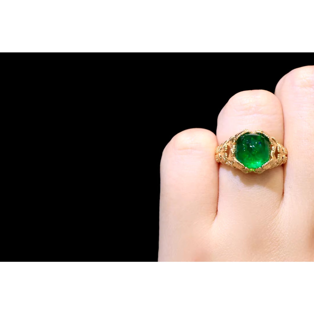 Emerald Ring, 18k Gold Emerald Ring, Natural Mined Emerald, Genuine Emerald, Yellow Gold Emerald Ring, Sugarloaf Cut Emerald Ring, Diamond Emerald Ring, Natural Emerald Ring Yellow Gold, Natural Emerald Ring 18k Yellow Gold, Women’s Emerald Jewelry, Yellow Gold Emerald Ring, Large Emerald Ring Yellow Gold, Colombian Emerald Ring, Natural Mined Emerald Ring, Large Emerald Ring Solid Yellow Gold, Women’s Sugarloaf Cut Emerald Ring, Women’s Yellow Gold Emerald Ring