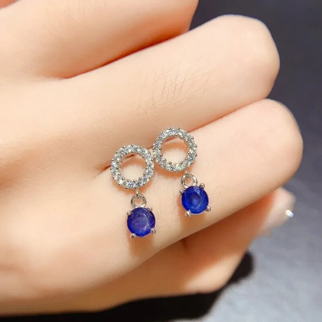 Small Sapphire, Sapphire Earrings, Natural Sapphire Stud Earrings, Sapphire Stud Earrings, Sterling Silver Sapphire Earrings, Sapphire, Natural Sapphire Earrings, 925 Sterling Silver, Blue Sapphire Earrings, Natural Blue Sapphire Earrings, Natural Blue Sapphire, Blue Sapphire, Bright Blue Sapphire, 925 Sterling Silver, Sapphire Earrings, Dainty, Dainty Stud Earrings, Dainty Sapphire Earrings, Women’s Sapphire Earrings, Anniversary Gift Sapphire, Sapphire September Birthstone, September Birthstone Sapphire