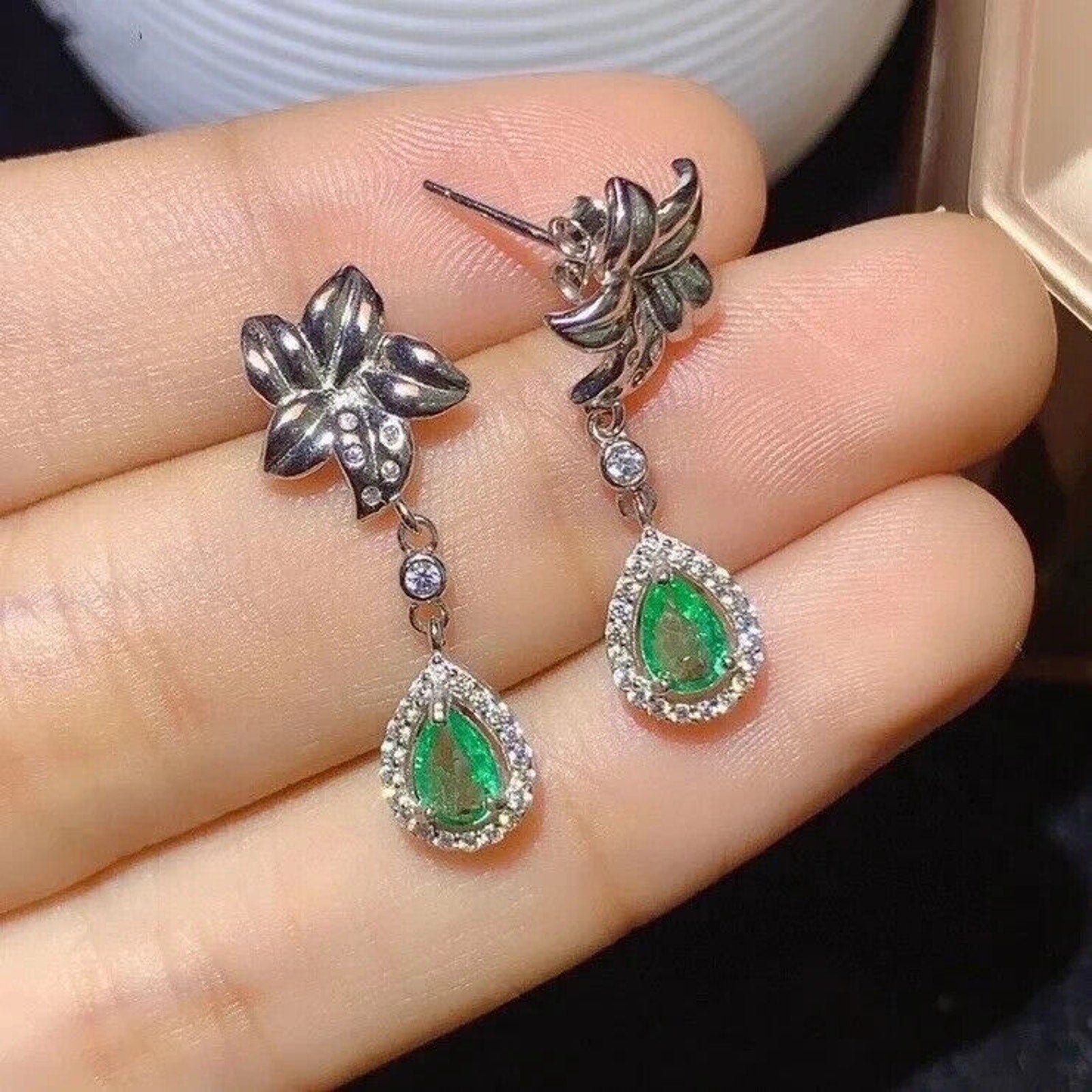 Natural Emerald Earrings, Emerald Earrings, Emerald Stud Earrings, 925 Sterling Silver, Natural Emeralds, Natural Emerald, Sterling Silver Emerald Earrings, Oval Cut Emerald Stud Earrings, Emerald Stud Earrings 925 Sterling Silver, 925 Sterling Silver Emerald Earrings, Natural Emerald Studs, Emerald Studs, Emerald Stud Earrings, Emerald Earrings For Women, Anniversary Gift, May Birthstone Emerald, Emerald Jewelry, Colombian Emerald, Mined Emerald, Genuine Emerald, Emerald with Certificate, Emerald Meaning, 