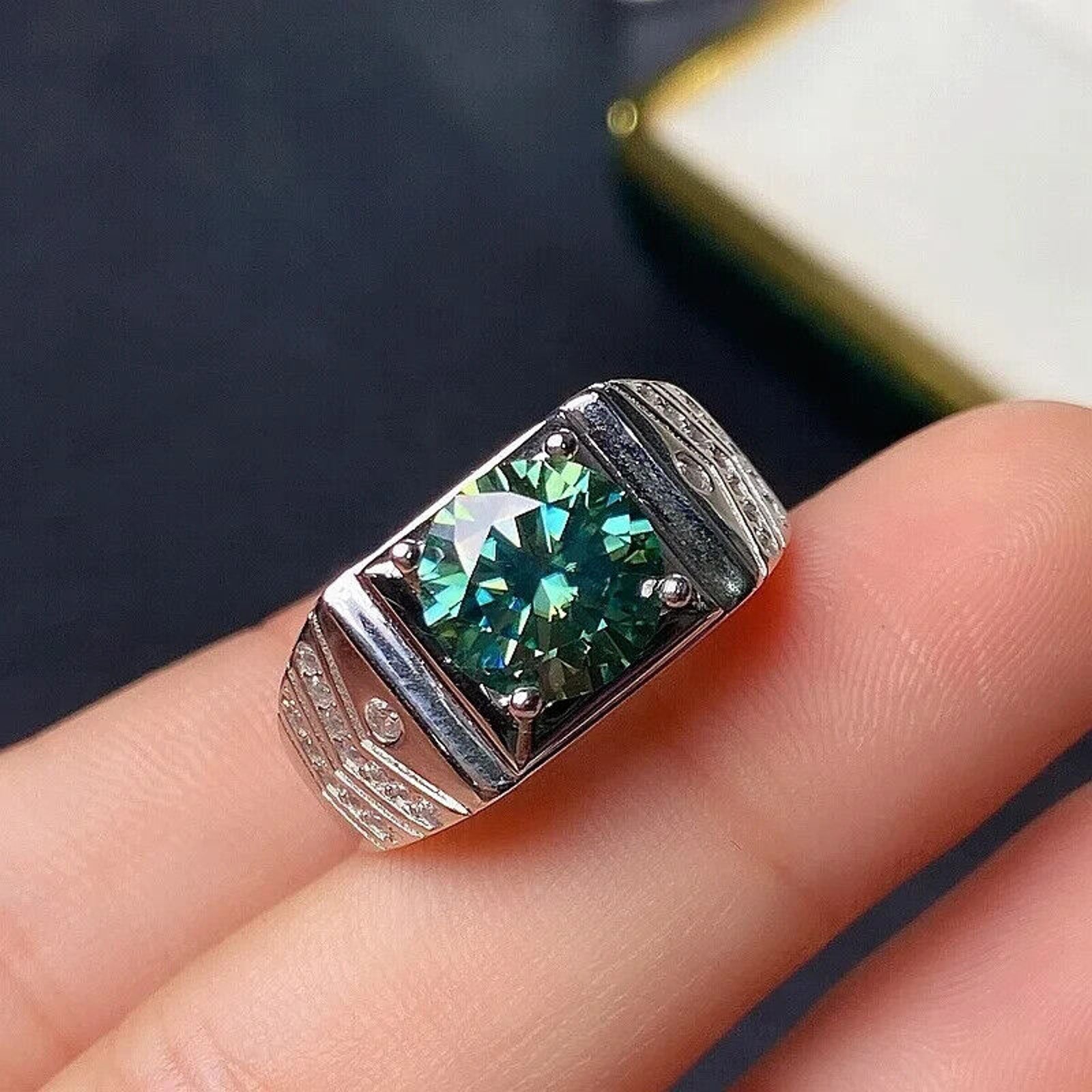 Mens Moissanite Ring, Mens Moissanite, Moissanite Rings for Men, Mens Green Moissanite Rings, Moissanite, Green Moissanite Ring, 2 Carat Moissanite RIng, Moissanite Ring, Moissanite, VVS1 Miossanite, Gray Moissanite, White Moissanite, Solitaire Moissanite Ring, Round Brilliant Cut Moissanite Ring, Moissanite Ring, Round Brilliant Cut, 5 Carat Moissanite Ring, Moissanite Jewelry