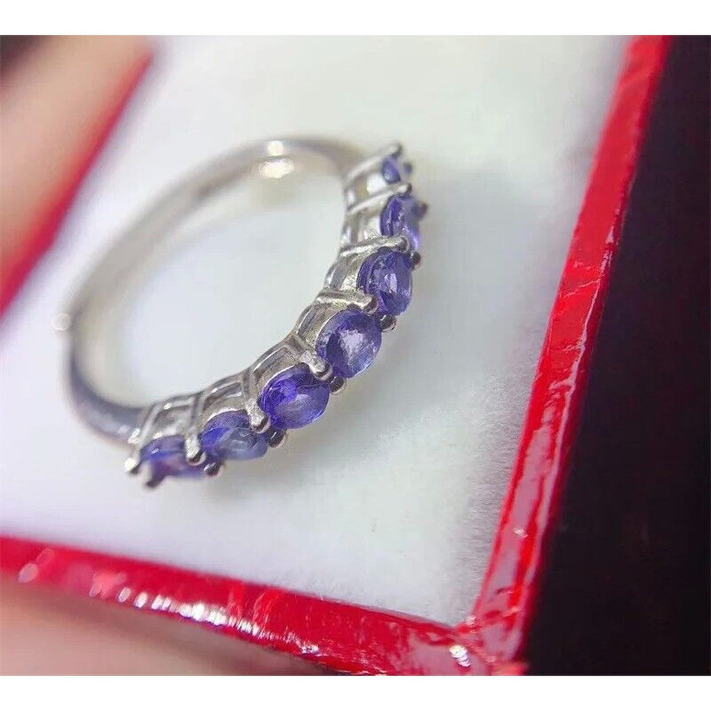 VVS1 Purple Tanzanite Band Ring, Women's Purple Tanzanite Wedding Band Ring, VVS1 Purple Tanzanite Ring, Women's Tanzanite Ring's, Tanzanite Ring, Natural Tanzanite, Purple Tanzanite, Authentic Purple Tanzanite, Genuine Purple Tanzanite, Natural Tanzanite Jewelry, Tanzanite Ring, Natural Tanzanite Jewelry, Tanzanite Engagement Ring, Sterling Silver Tanzanite Ring, Tanzanite Jewelry For Women