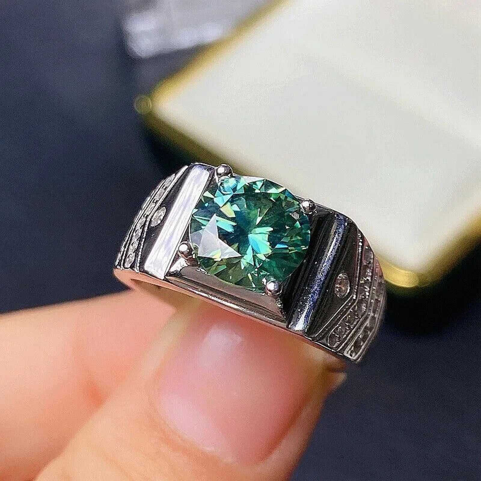 Mens Moissanite Ring, Mens Moissanite, Moissanite Rings for Men, Mens Green Moissanite Rings, Moissanite, Green Moissanite Ring, 2 Carat Moissanite RIng, Moissanite Ring, Moissanite, VVS1 Miossanite, Gray Moissanite, White Moissanite, Solitaire Moissanite Ring, Round Brilliant Cut Moissanite Ring, Moissanite Ring, Round Brilliant Cut, 5 Carat Moissanite Ring, Moissanite Jewelry