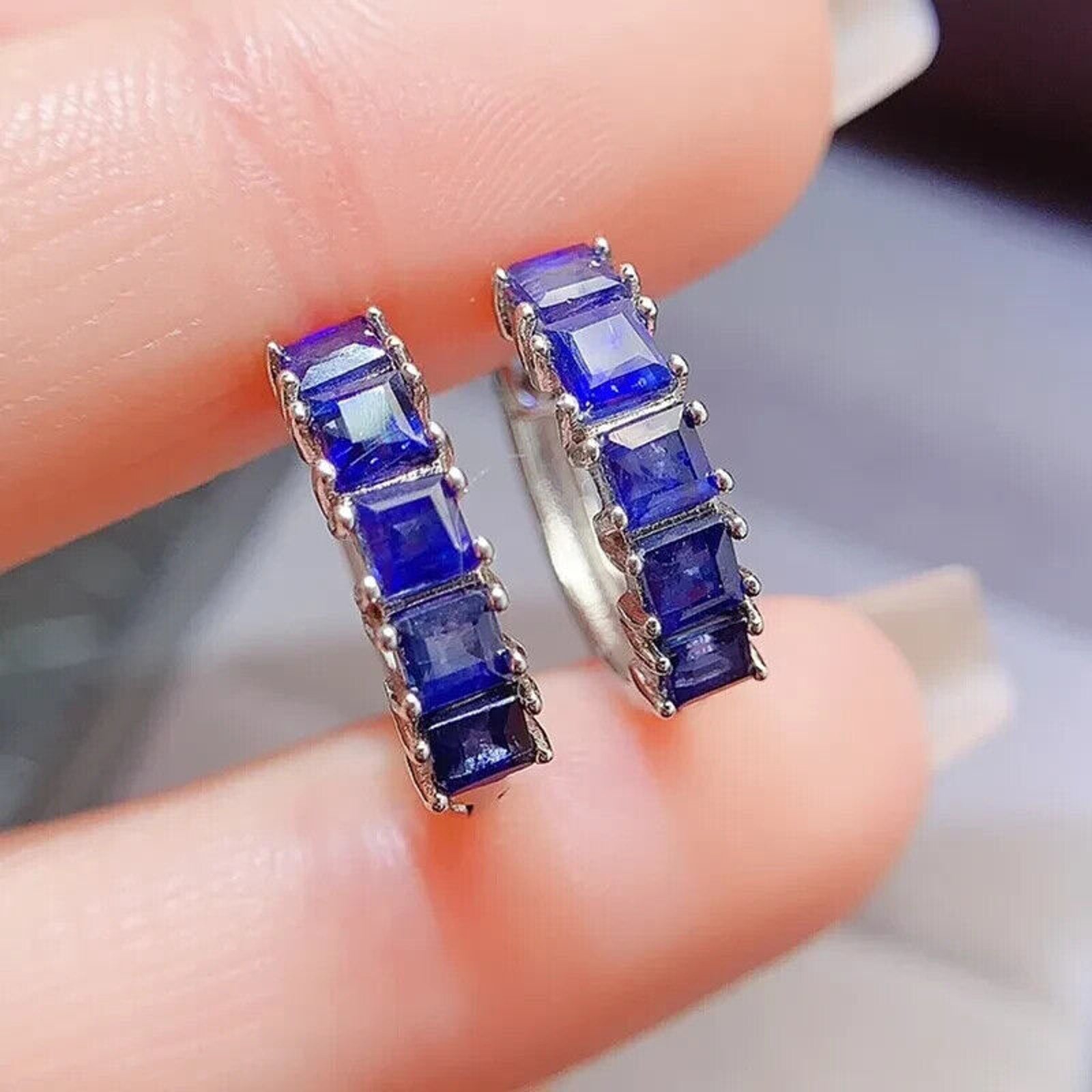 Sapphire Earrings, Natural Sapphire Stud Earrings, Sapphire Stud Earrings, Sterling Silver Sapphire Earrings, Sapphire, Natural Sapphire Earrings, 925 Sterling Silver, Pink Sapphire Earrings, Natural Pink Sapphire Earrings, Natural Pink Sapphire Earrings, Pink Sapphire, Natural Pink Sapphire, 925 Sterling Silver, Sapphire Earrings, Dainty, Dainty Stud Earrings, Dainty Sapphire Earrings, Women’s Sapphire Earrings, Anniversary Gift Sapphire, Sapphire September Birthstone, September Birthstone Sapphire