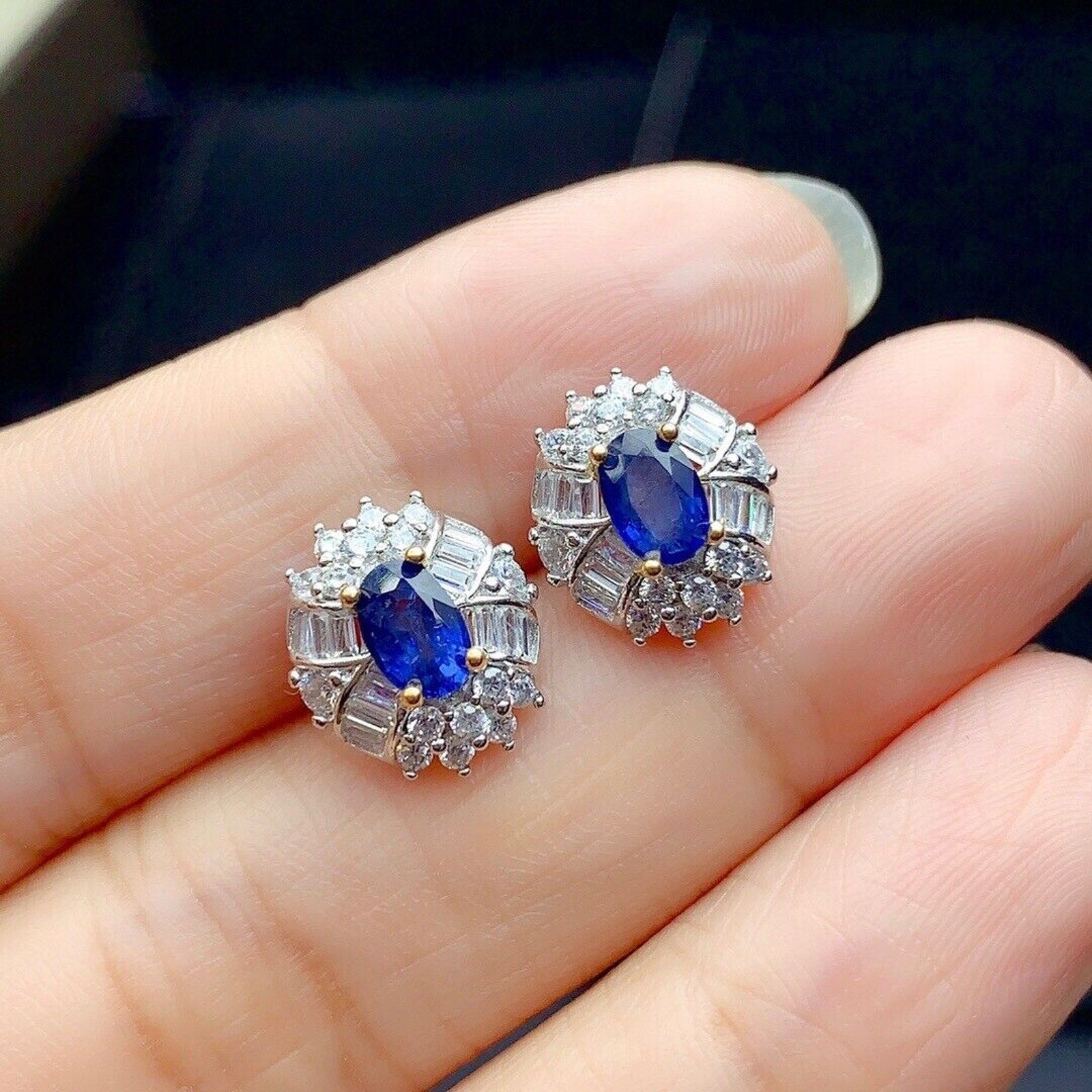 Sapphire Earrings, Natural Sapphire Stud Earrings, Sapphire Stud Earrings, Sterling Silver Sapphire Earrings, Sapphire, Natural Sapphire Earrings, 925 Sterling Silver, Pink Sapphire Earrings, Natural Pink Sapphire Earrings, Natural Pink Sapphire Earrings, Pink Sapphire, Natural Pink Sapphire, 925 Sterling Silver, Sapphire Earrings, Dainty, Dainty Stud Earrings, Dainty Sapphire Earrings, Women’s Sapphire Earrings, Anniversary Gift Sapphire, Sapphire September Birthstone, September Birthstone Sapphire