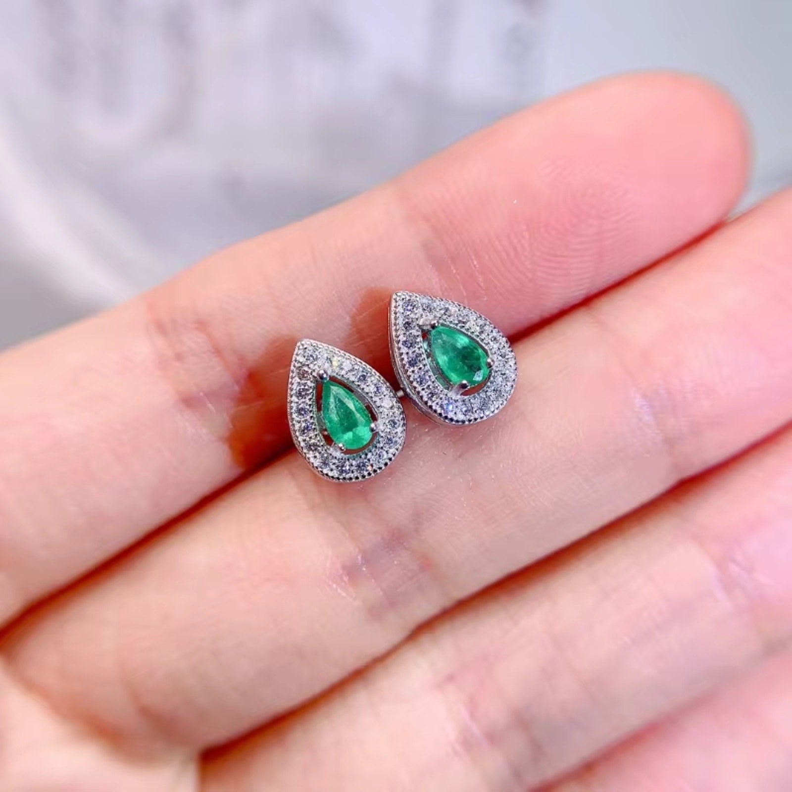 Natural Emerald Earrings, Emerald Earrings, Emerald Stud Earrings, 925 Sterling Silver, Natural Emeralds, Natural Emerald, Sterling Silver Emerald Earrings, Oval Cut Emerald Stud Earrings, Emerald Stud Earrings 925 Sterling Silver, 925 Sterling Silver Emerald Earrings, Natural Emerald Studs, Emerald Studs, Emerald Stud Earrings, Emerald Earrings For Women, Anniversary Gift, May Birthstone Emerald, Emerald Jewelry, Colombian Emerald, Mined Emerald, Genuine Emerald, Emerald with Certificate, Emerald Meaning