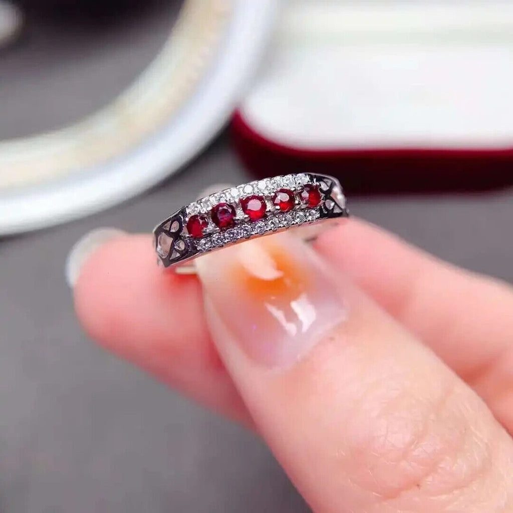 Ruby Ring, Ruby Band Ring, Natural Ruby, Natural Ruby Ring, Sterling Silver Ruby Ring, Ruby Ring 925 Sterling Silver, Natural Ruby Rings, Ruby Ring For Women, Ruby Engagement Ring, Burma Ruby, Mozambique Ruby, Myanmar Ruby, Mined Ruby, Genuine Ruby, July Birthstone Ruby, Ruby Jewelry, Natural Ruby Jewelry, Ruby Jewelry For Women, Women’s Ruby Ring’s, Burma Ruby Ring