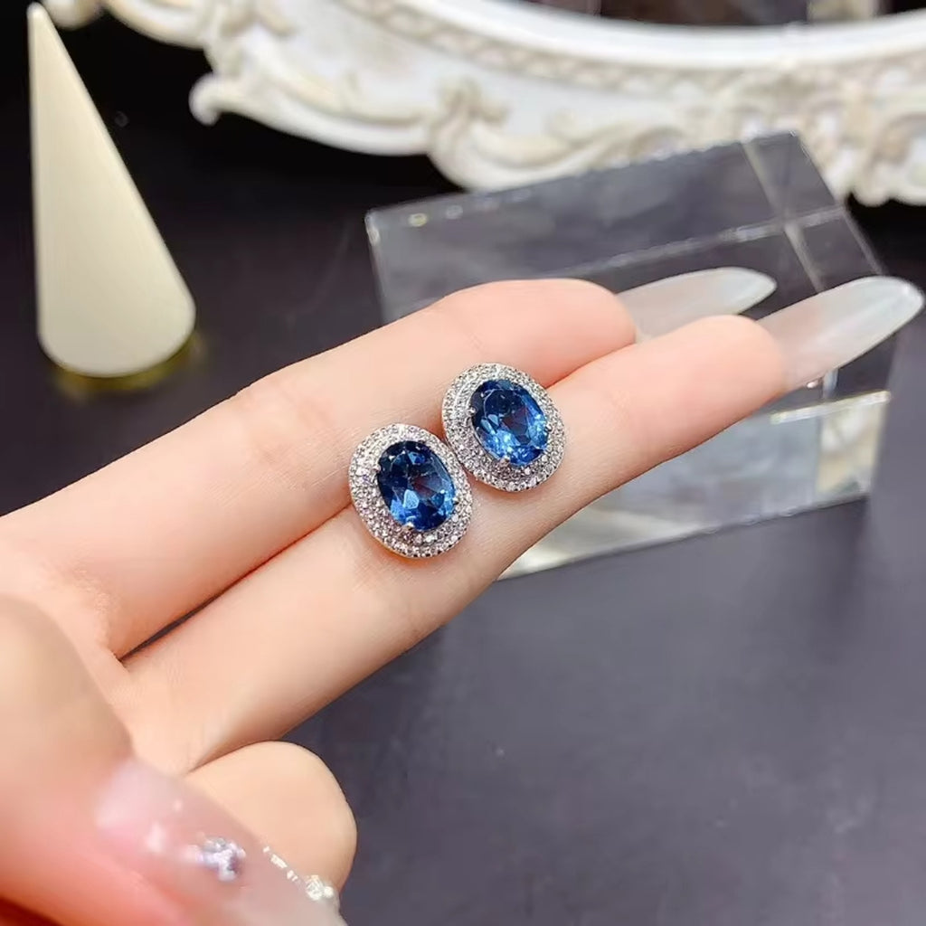 London Blue Topaz Stud Earrings 5x7mm, Natural London Blue Topaz Gemstone Jewelry, London Blue Topaz Dangle Earrings 5x7mm, Gold London Blue Earrings, London Blue Topaz Cluster Stud Earrings, Women's London Blue Topaz Earrings, London Blue Topaz Jewelry, Natural London Blue Topaz Gemstone Jewelry Set, Women's London Blue Topaz Earrings, London Blue Topaz Ring, London Blue Topaz Stud Earrings, London Blue Topaz Earrings, Women's London Blue Topaz Jewelry, Sterling Silver London Blue Topaz Jewelry